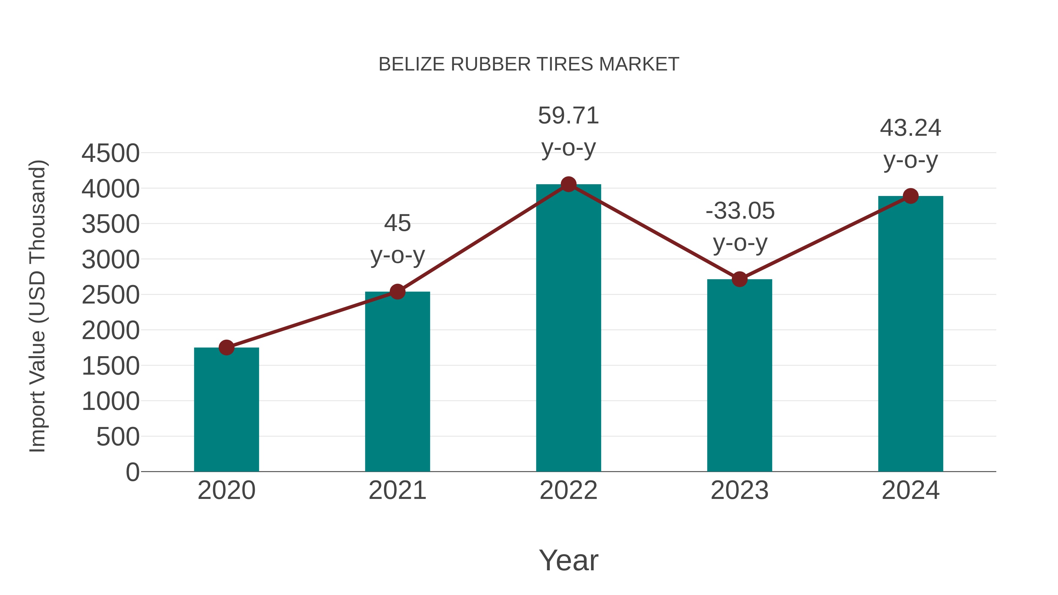  Belize Rubber Tires Market: Import Trend Analysis