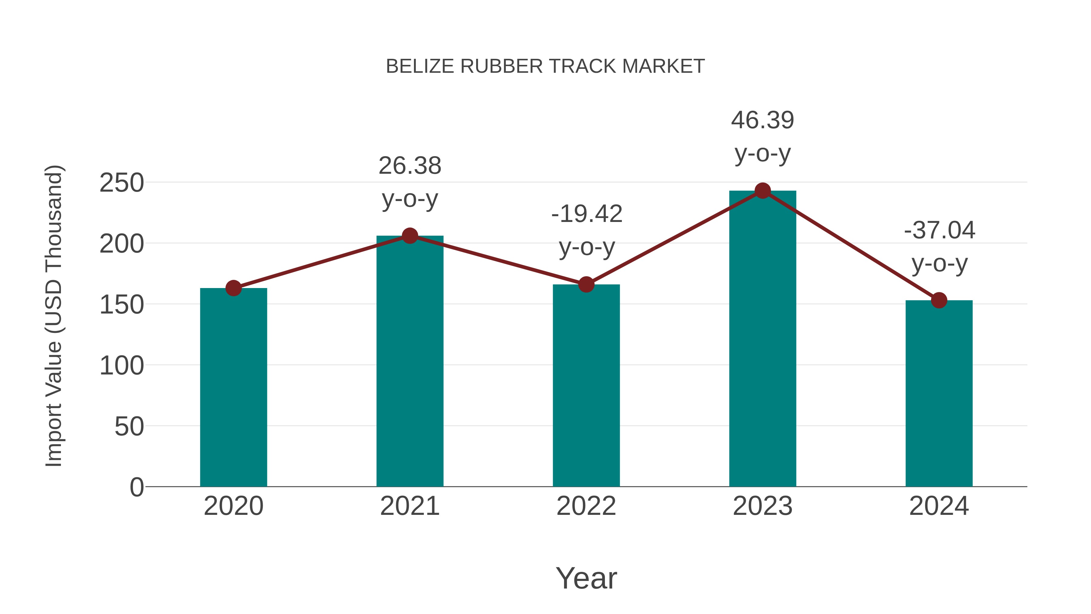  Belize Rubber Track Market: Import Trend Analysis