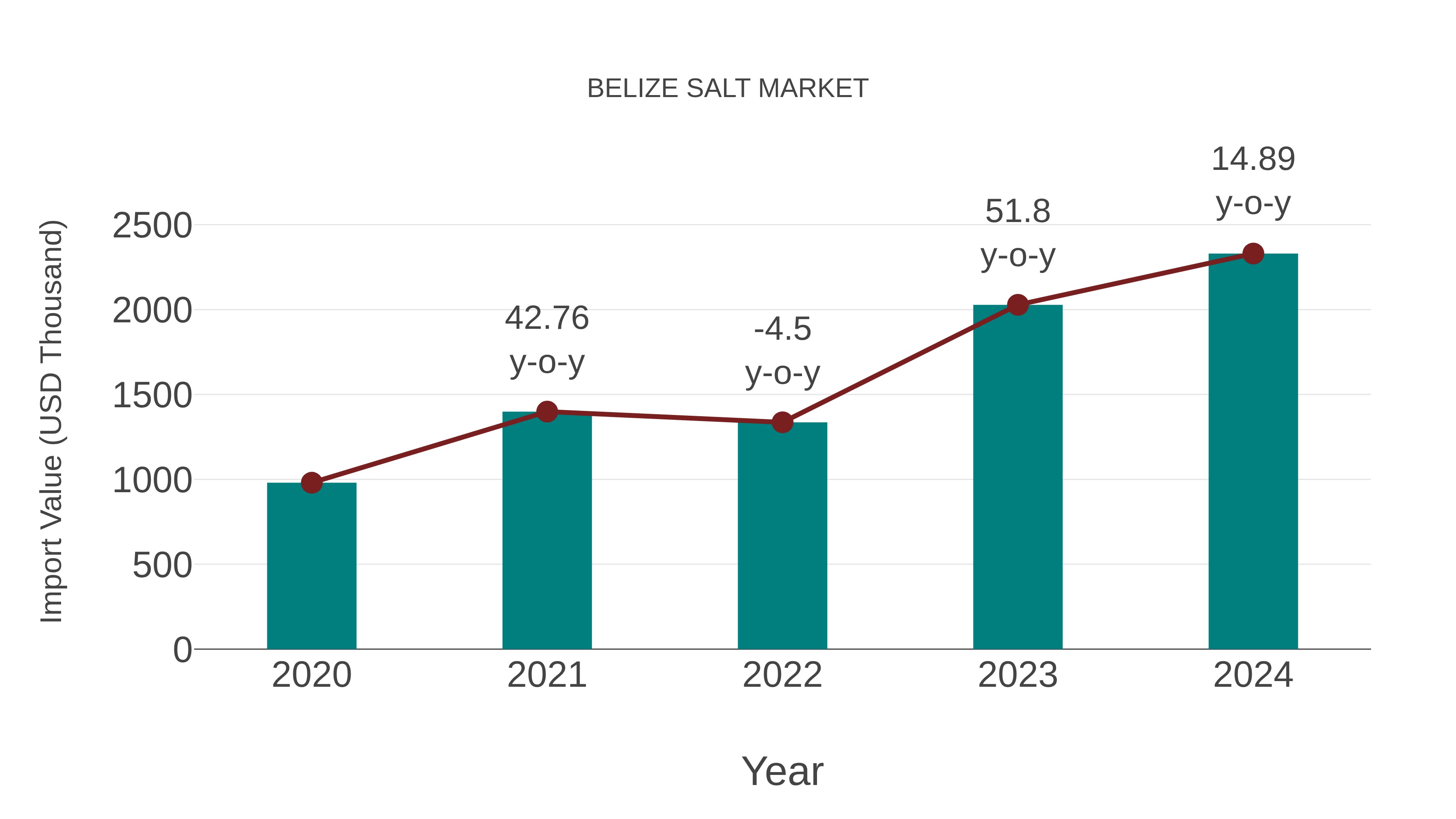 Belize Salt Market: Import Trend Analysis
