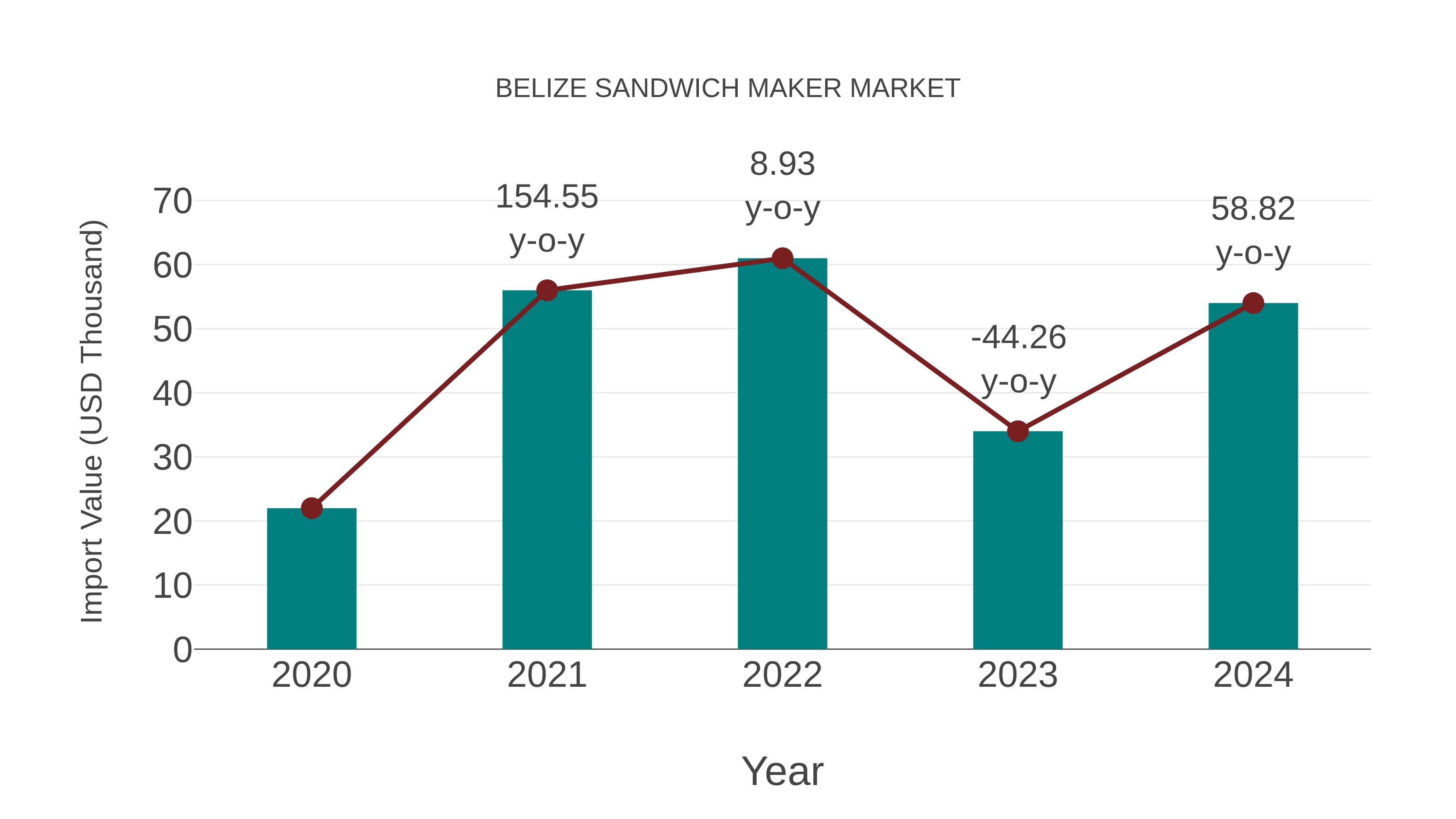  Belize Sandwich Maker Market: Import Trend Analysis