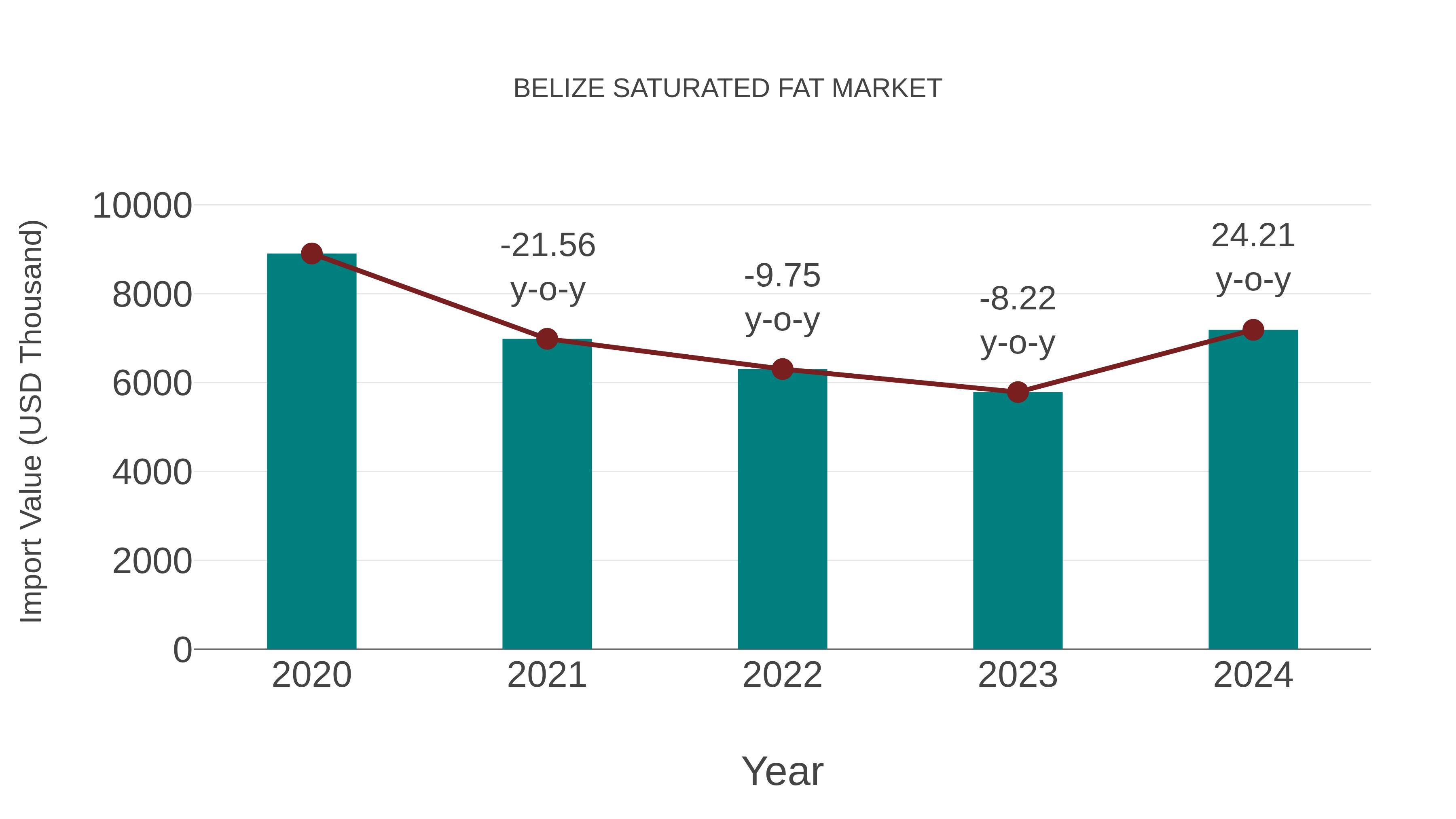  Belize Saturated Fat Market: Import Trend Analysis