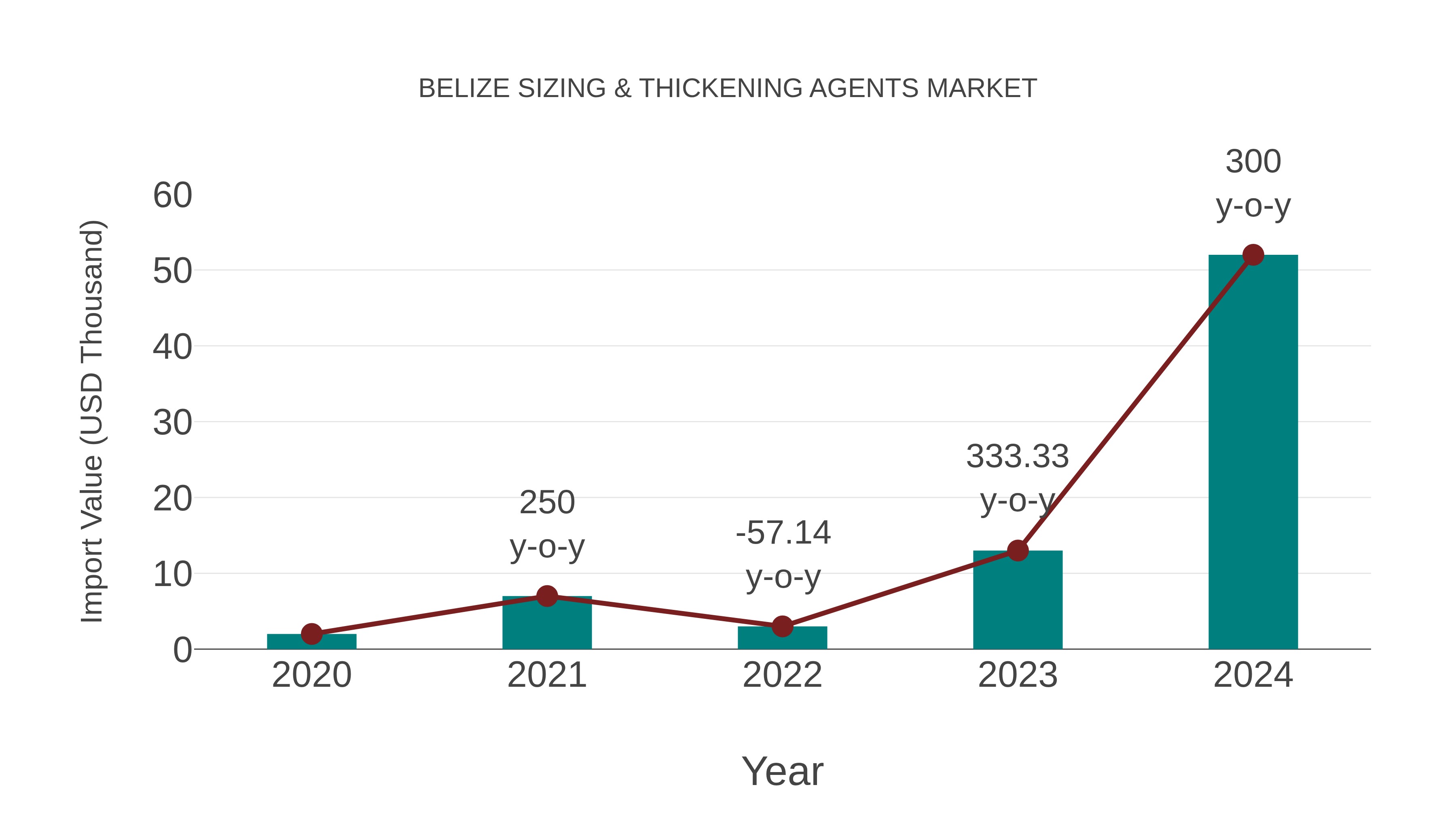  Belize Sizing & Thickening Agents Market: Import Trend Analysis