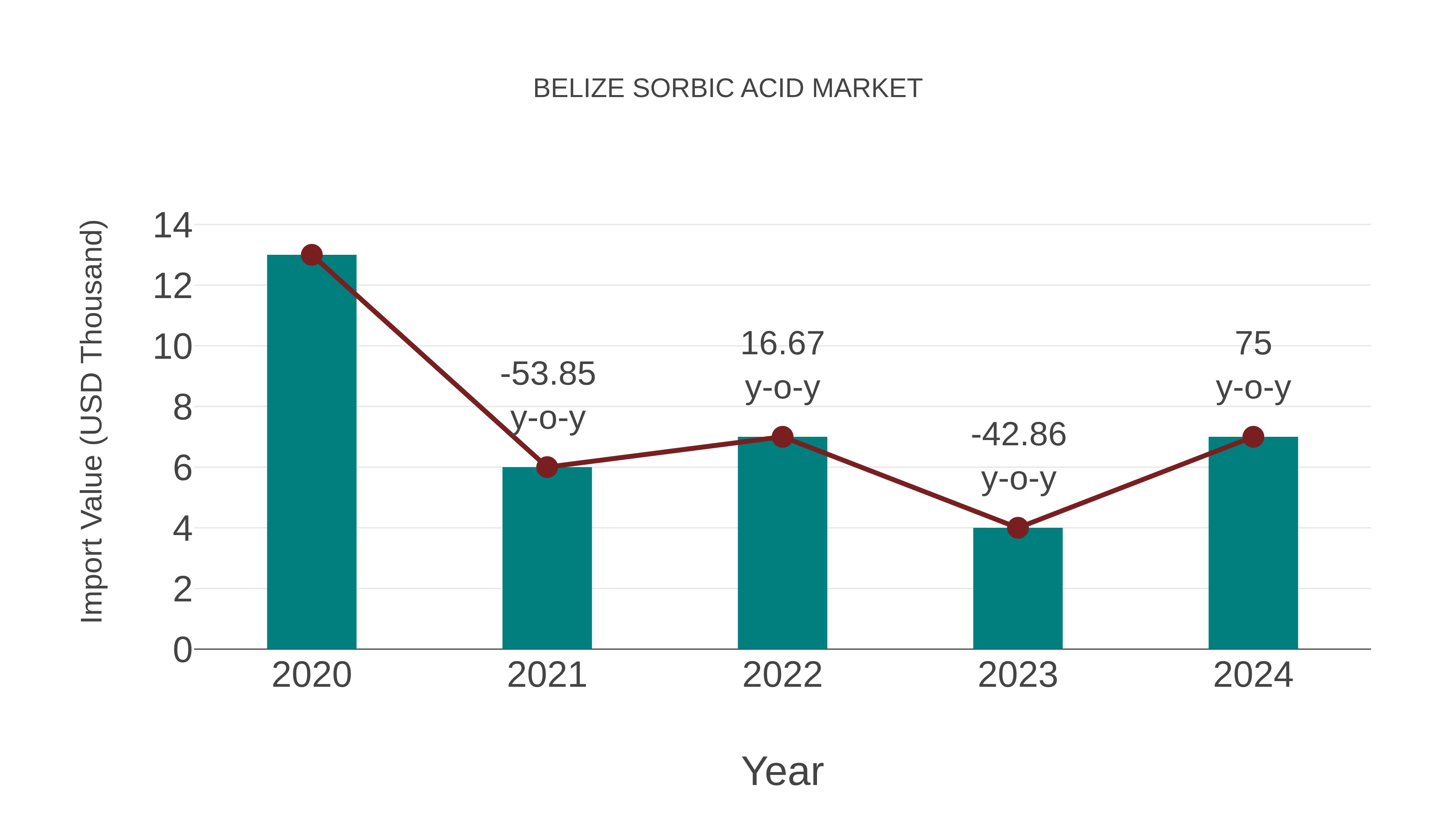  Belize Sorbic Acid Market: Import Trend Analysis