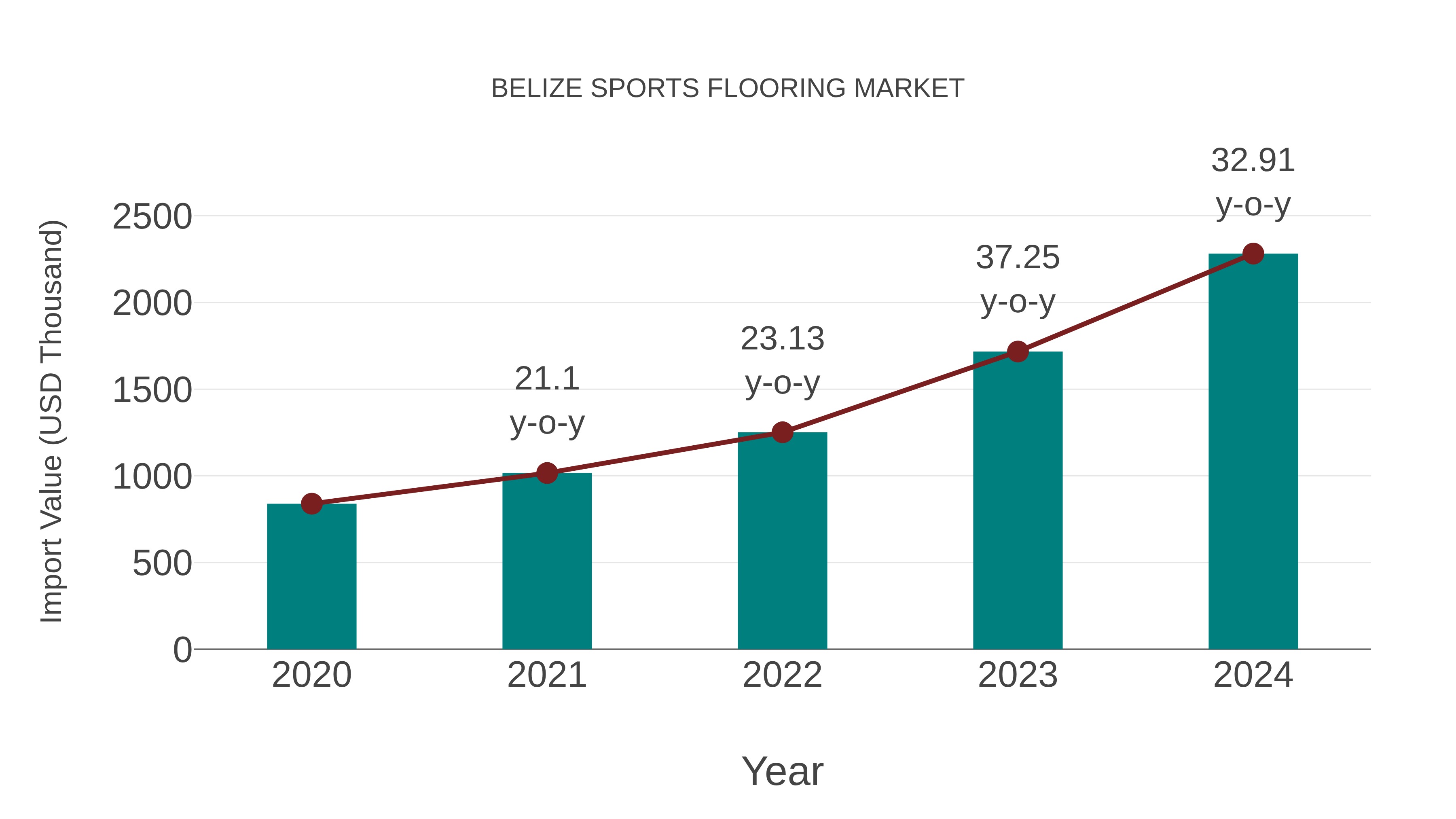 Belize Sports Flooring Market: Import Trend Analysis