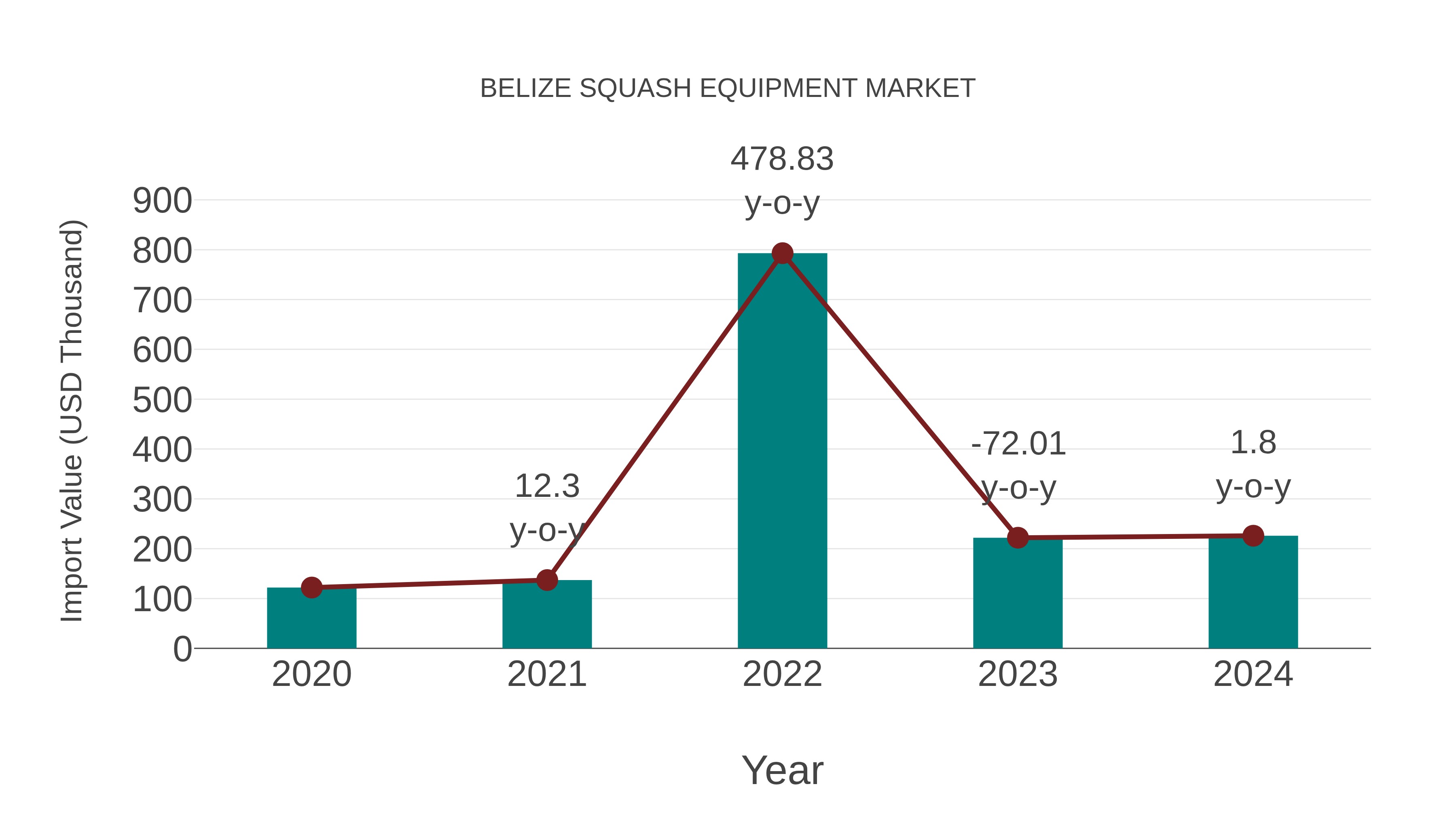  Belize Squash Equipment Market: Import Trend Analysis