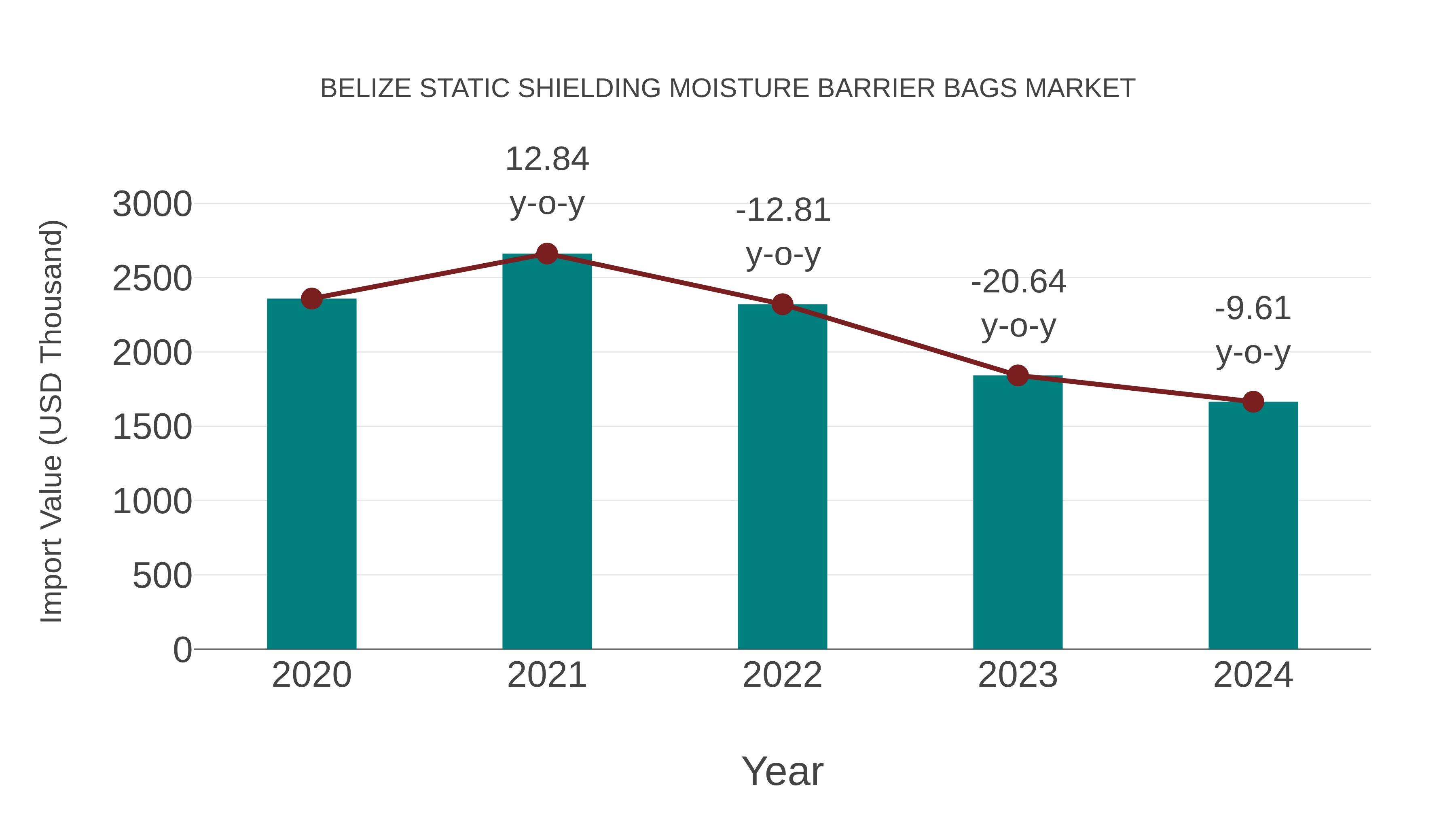 Belize Static Shielding Moisture Barrier Bags Market: Import Trend Analysis