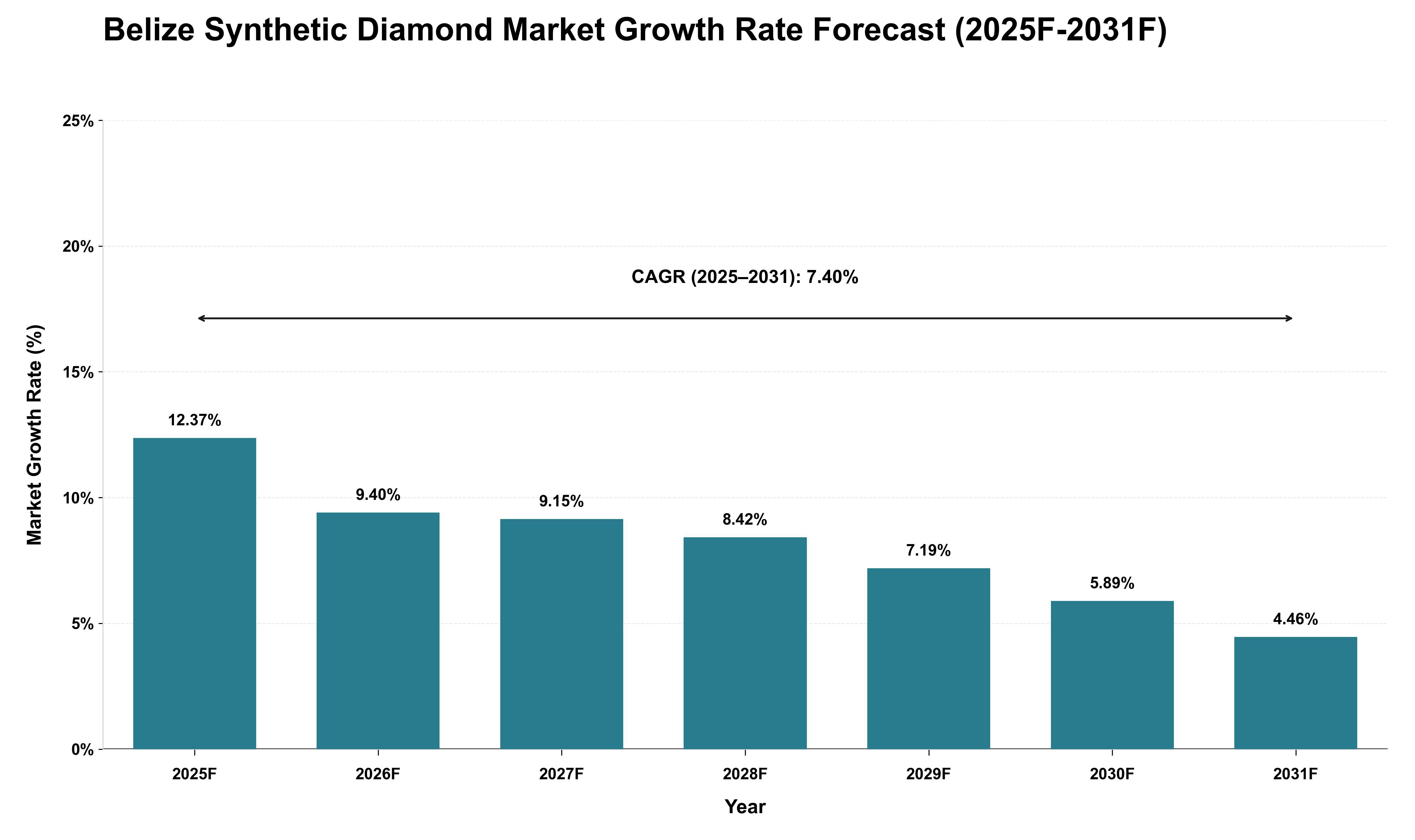 Belize Synthetic Diamond Market Growth Rate Analysis (2025 - 2031)