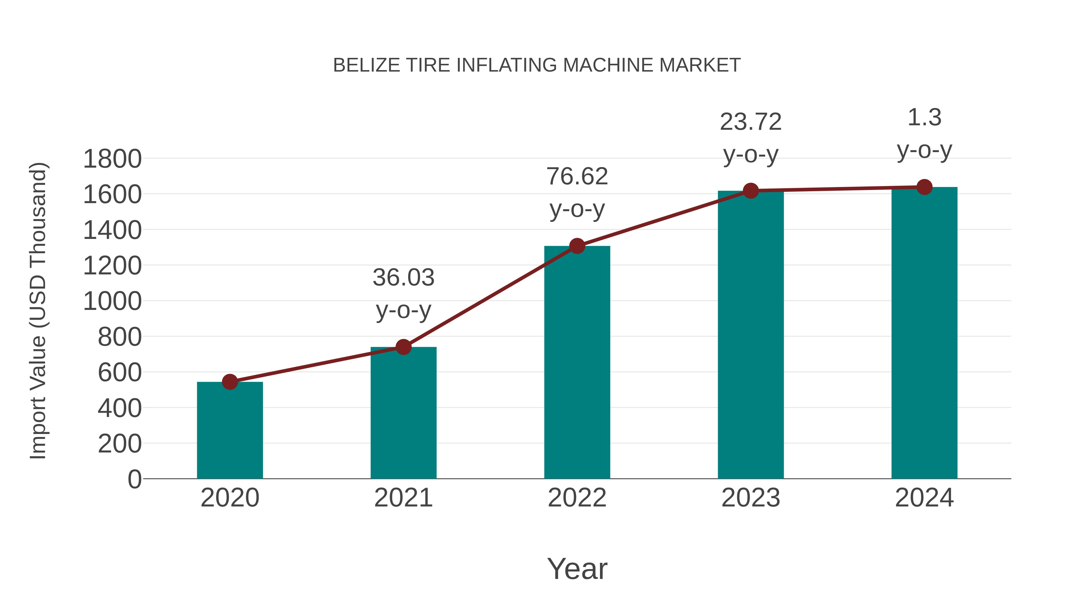  Belize Tire Inflating Machine Market: Import Trend Analysis