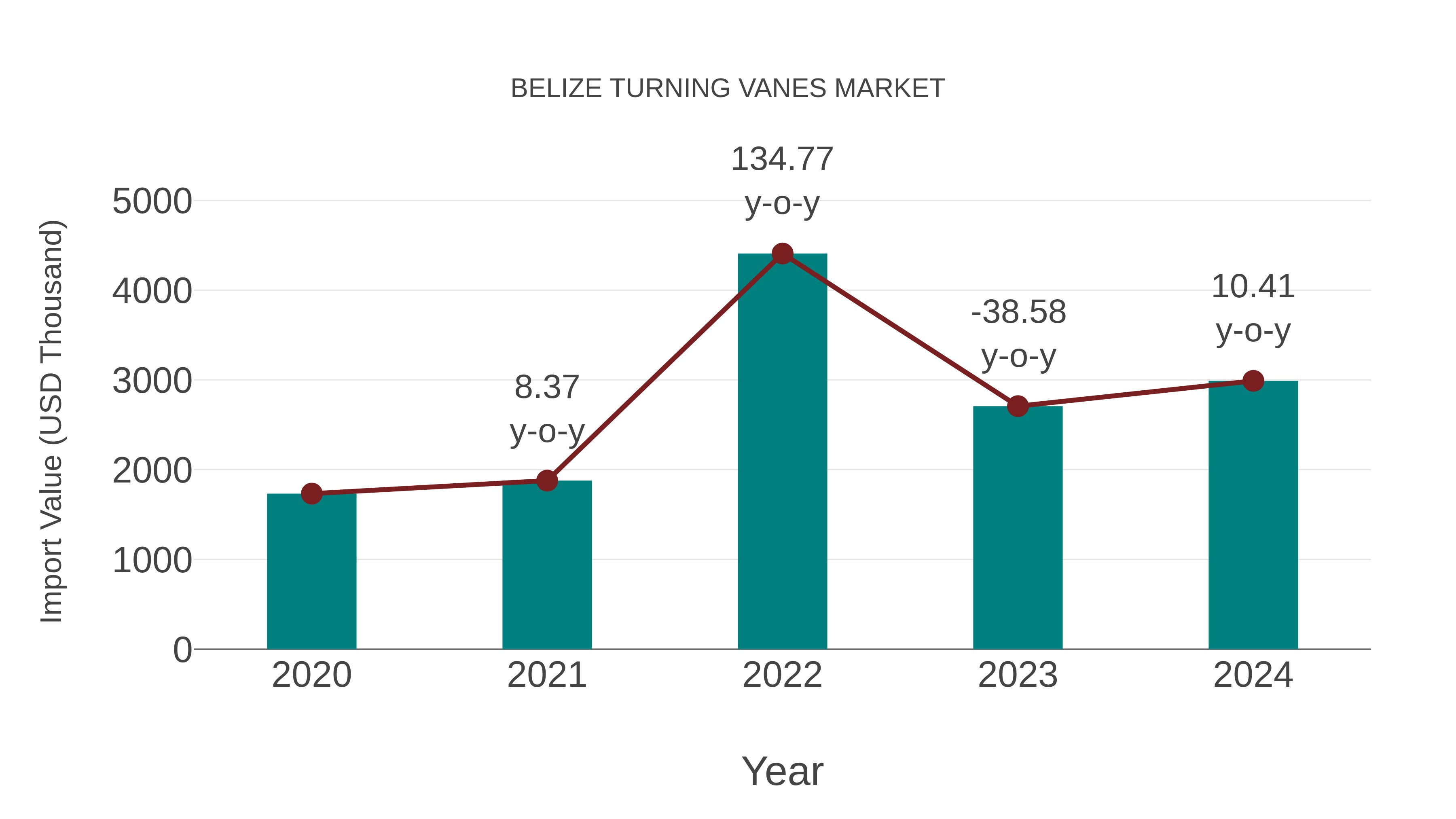  Belize Turning Vanes Market: Import Trend Analysis