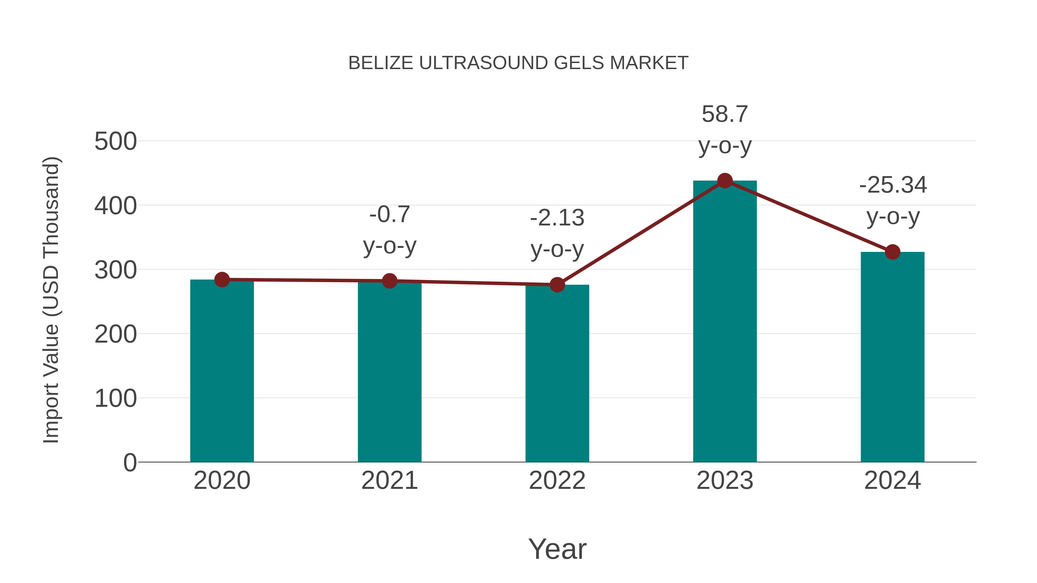  Belize Ultrasound Gels Market: Import Trend Analysis