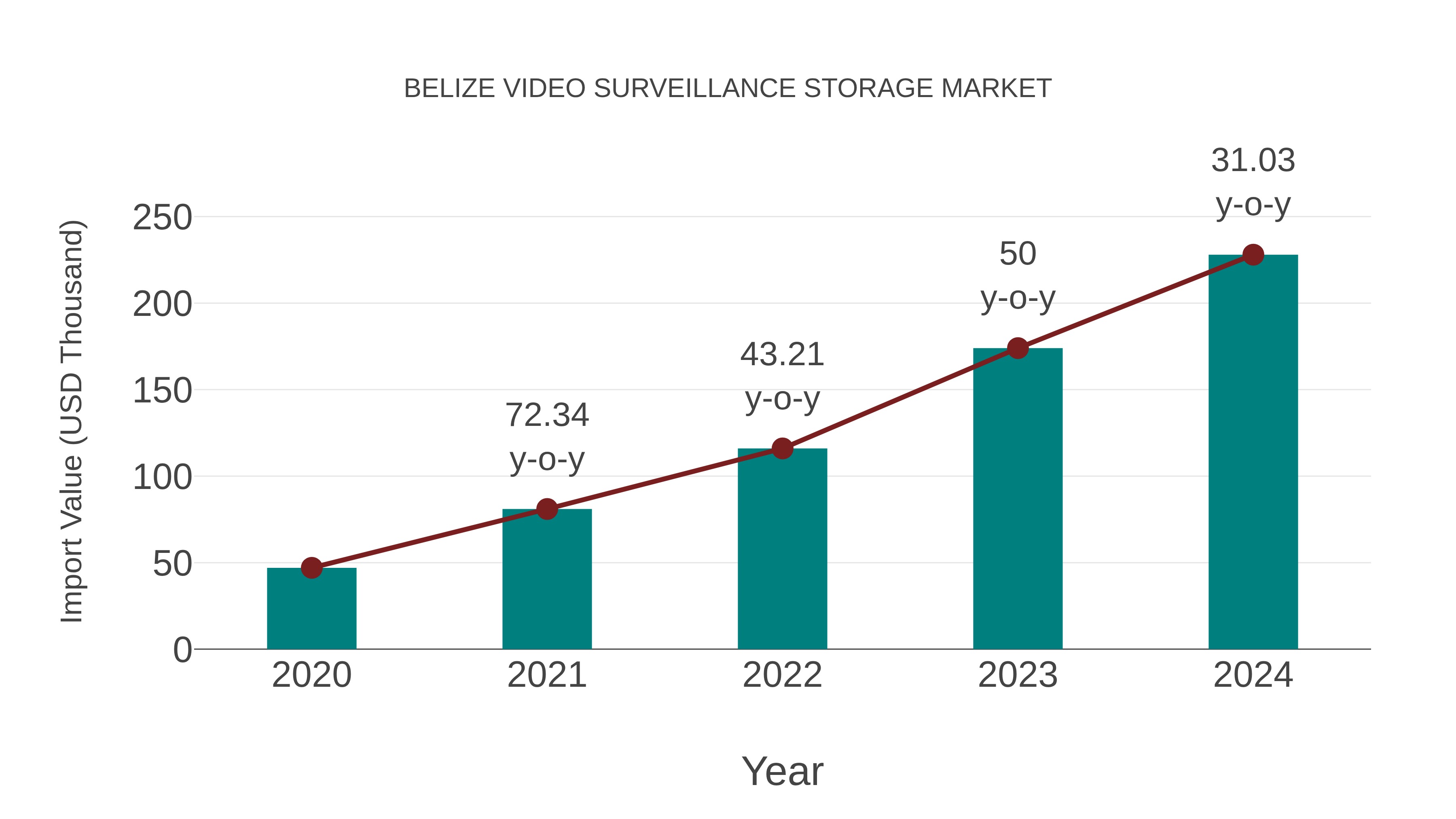  Belize Video Surveillance Storage Market: Import Trend Analysis