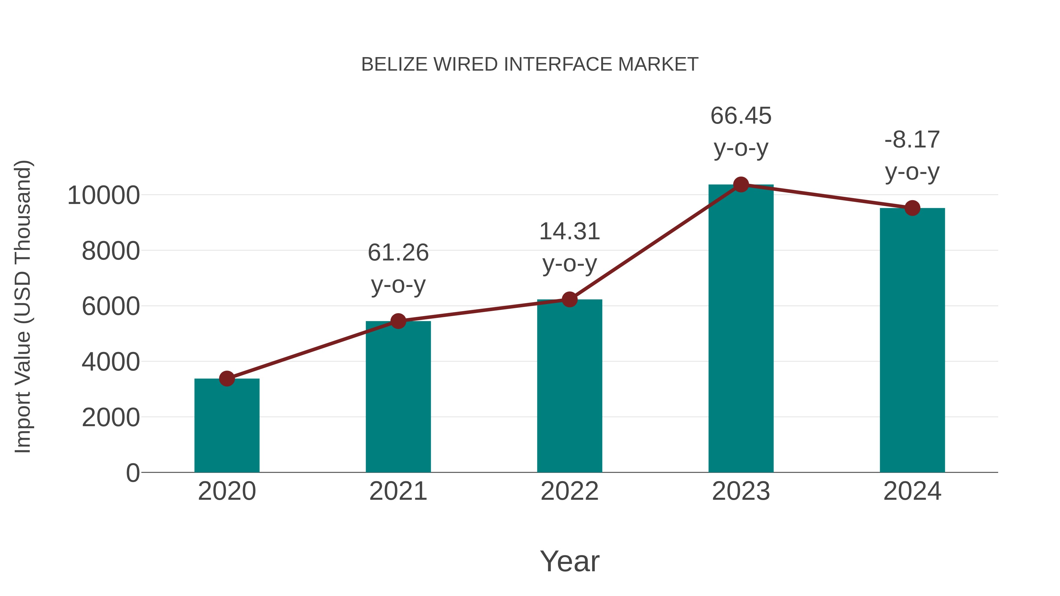  Belize Wired Interface Market: Import Trend Analysis