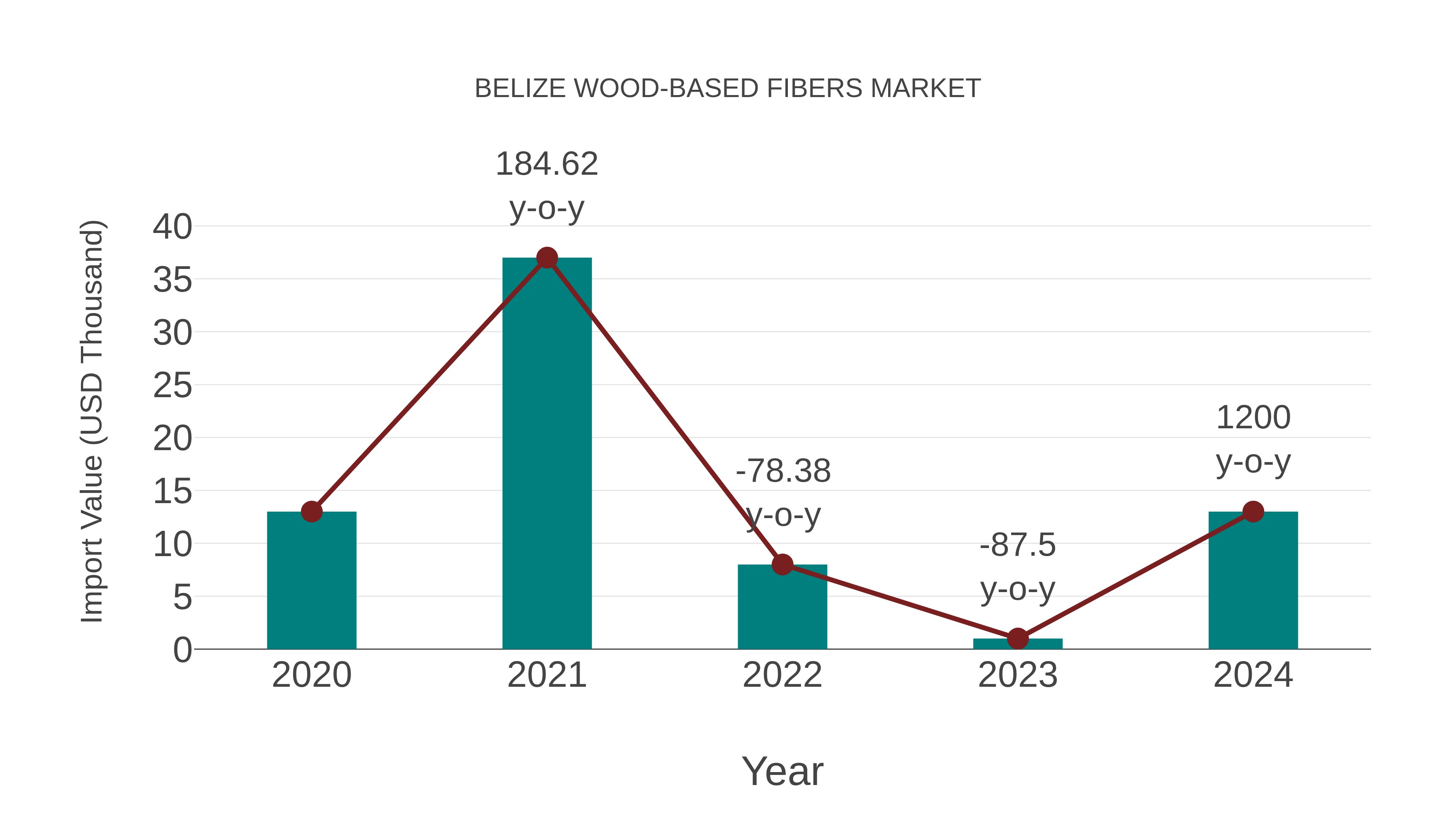 Belize Wood-based Fibers Market: Import Trend Analysis