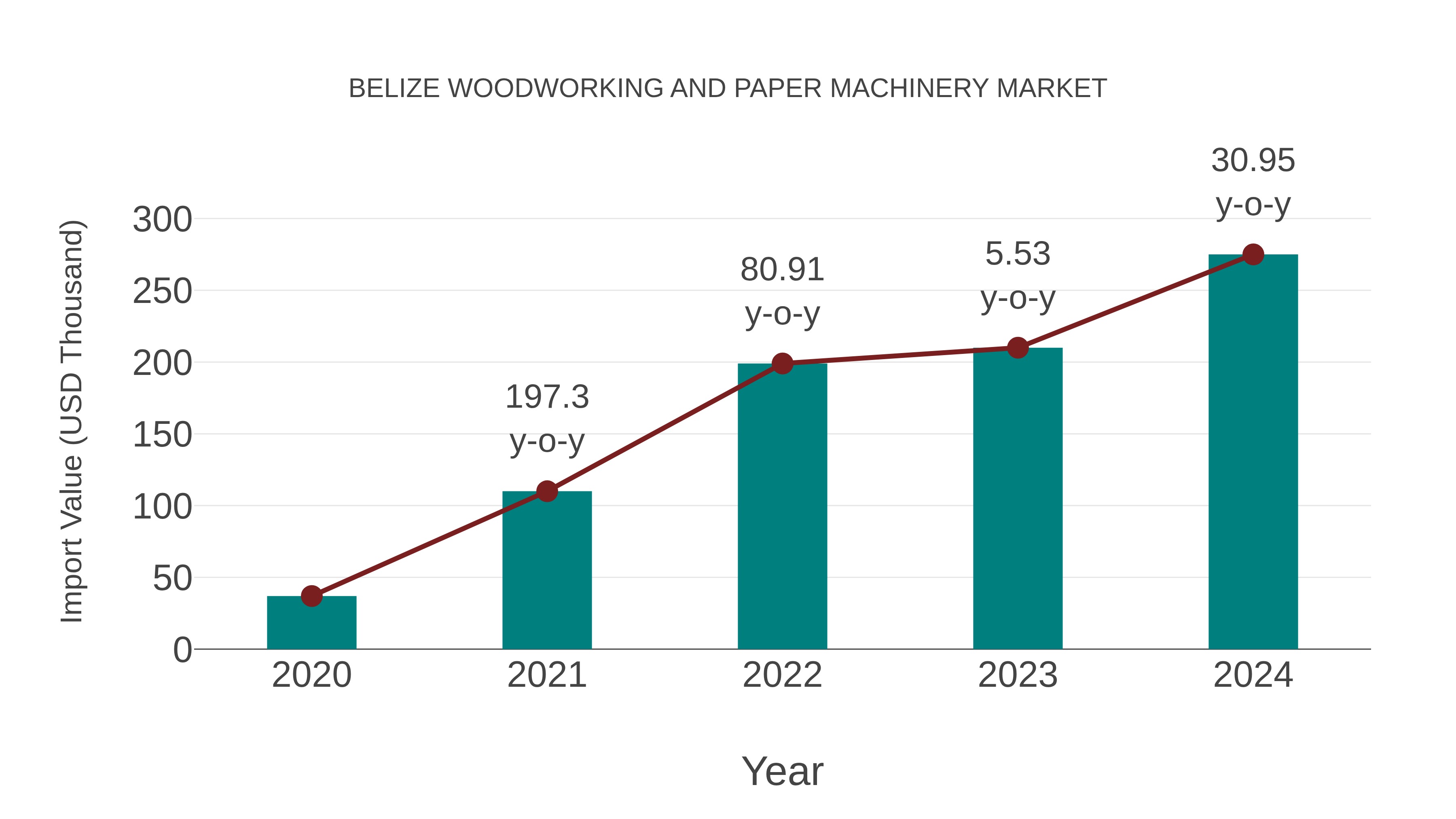  Belize Woodworking and Paper Machinery Market: Import Trend Analysis