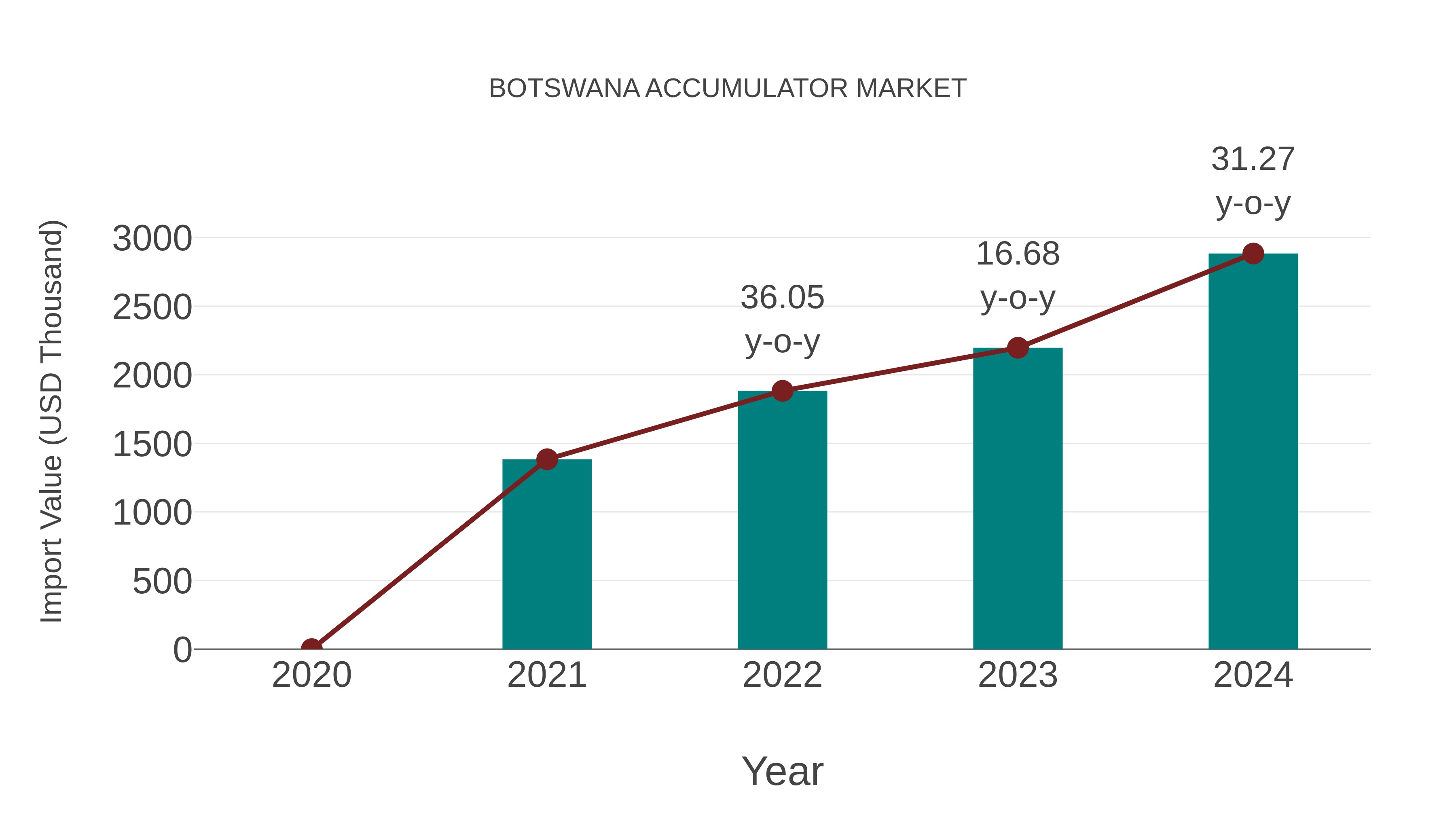 Botswana Accumulator Market: Import Trend Analysis
