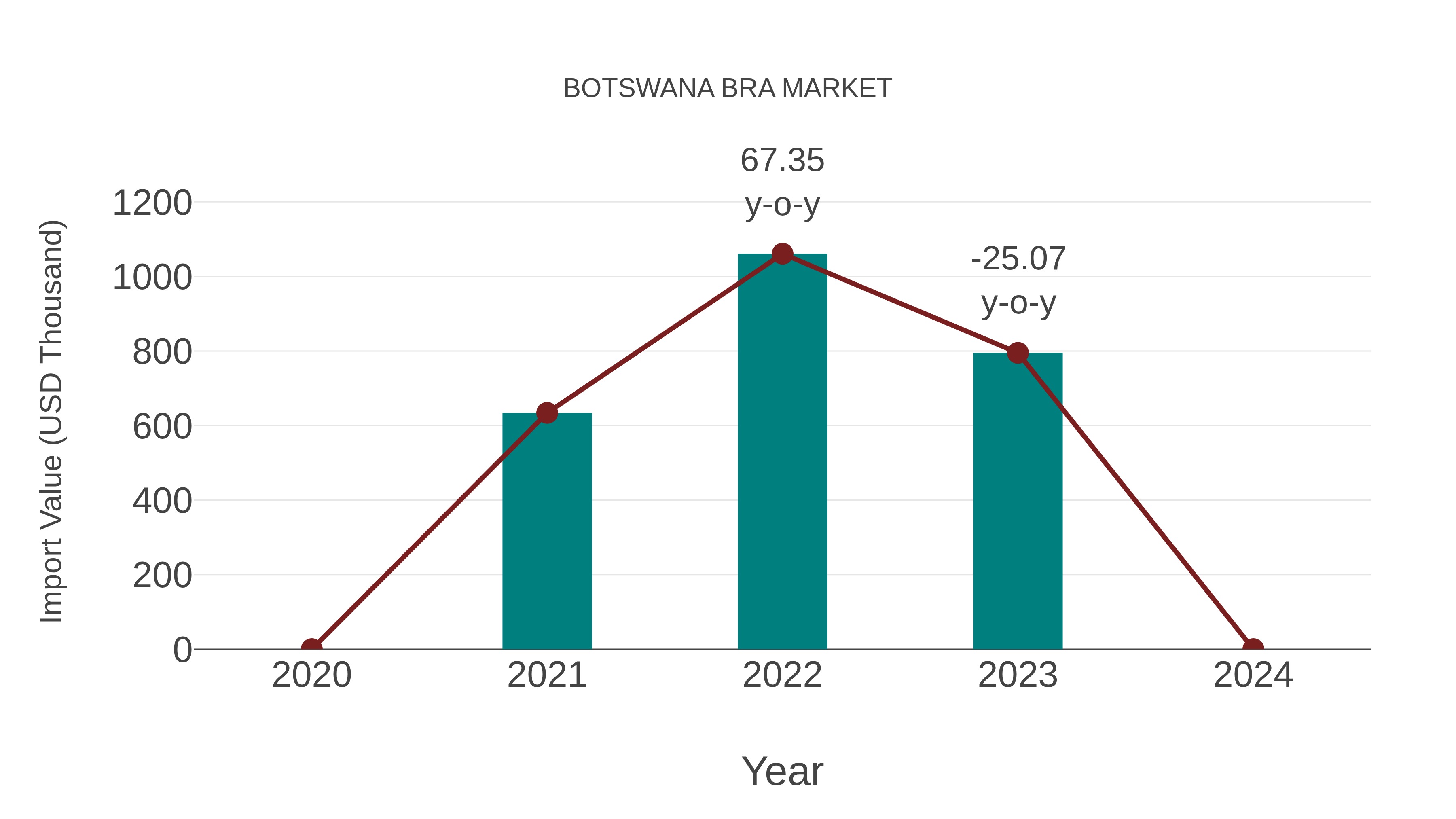  Botswana Bra Market: Import Trend Analysis