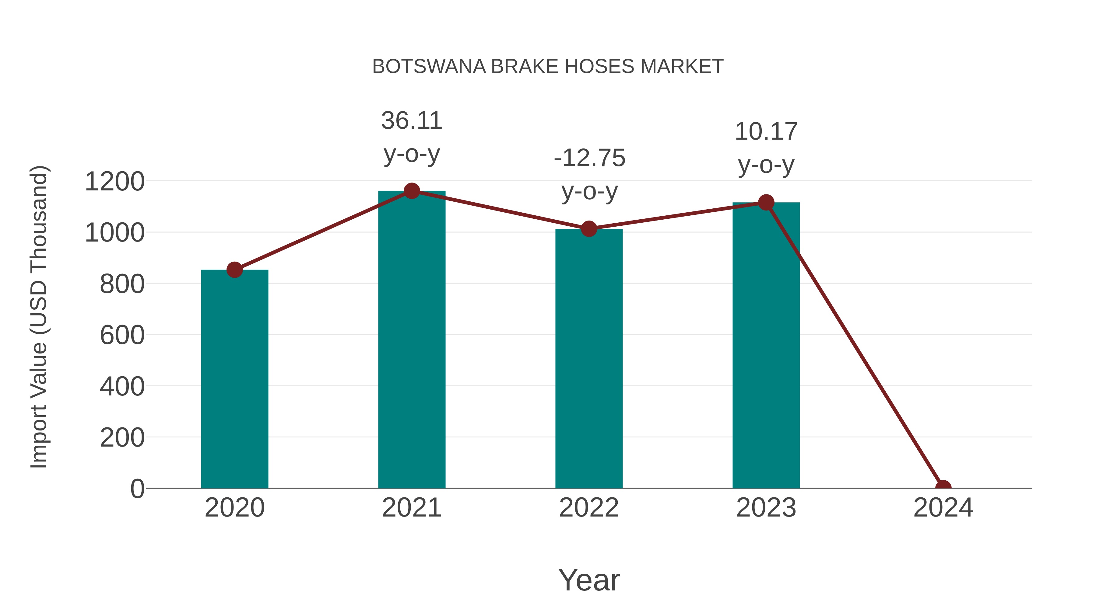  Botswana Brake Hoses Market: Import Trend Analysis