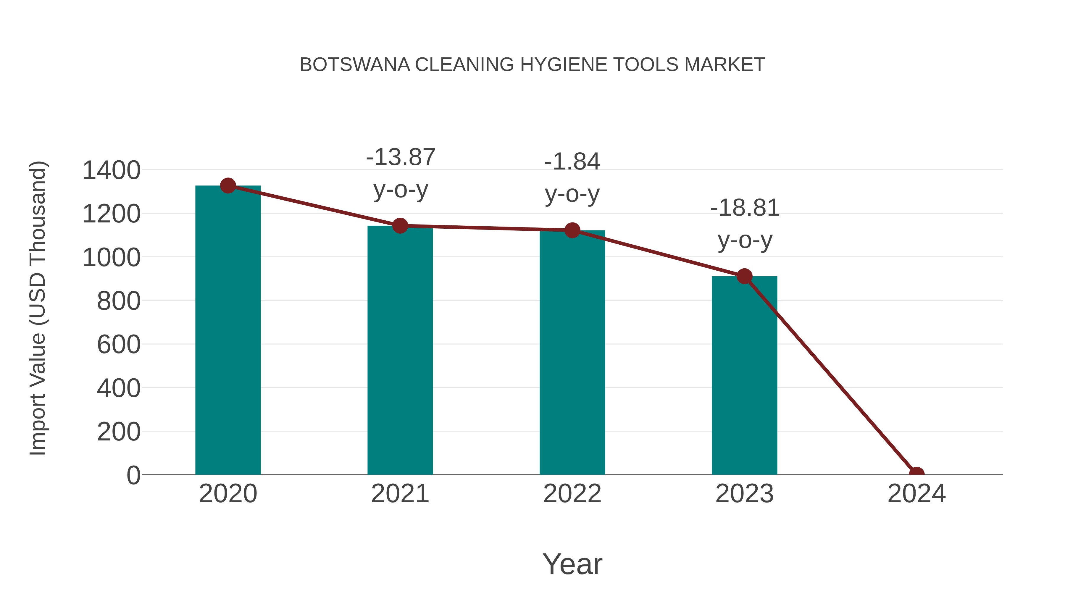  Botswana Cleaning Hygiene Tools Market: Import Trend Analysis