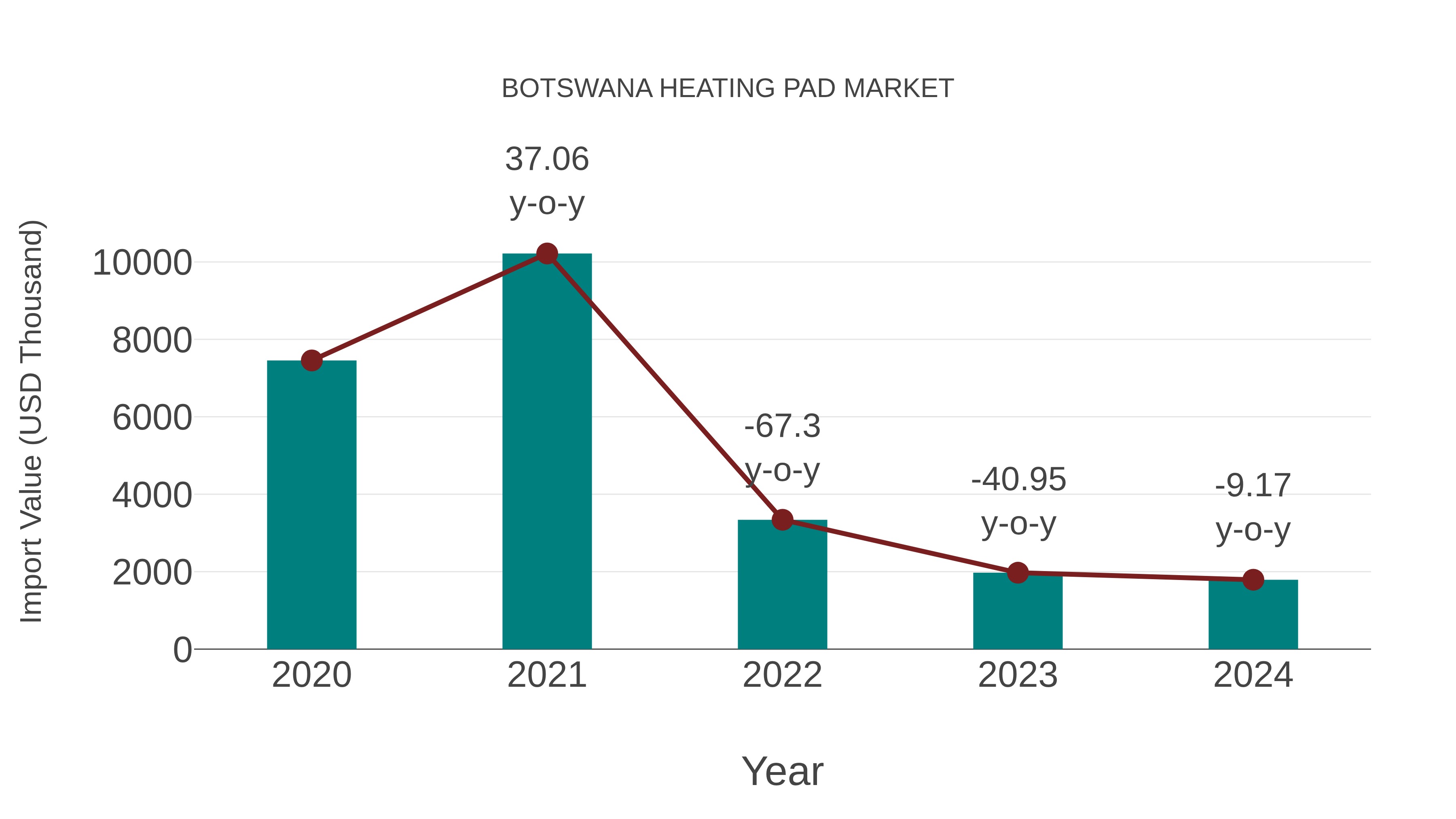  Botswana Heating Pad Market: Import Trend Analysis