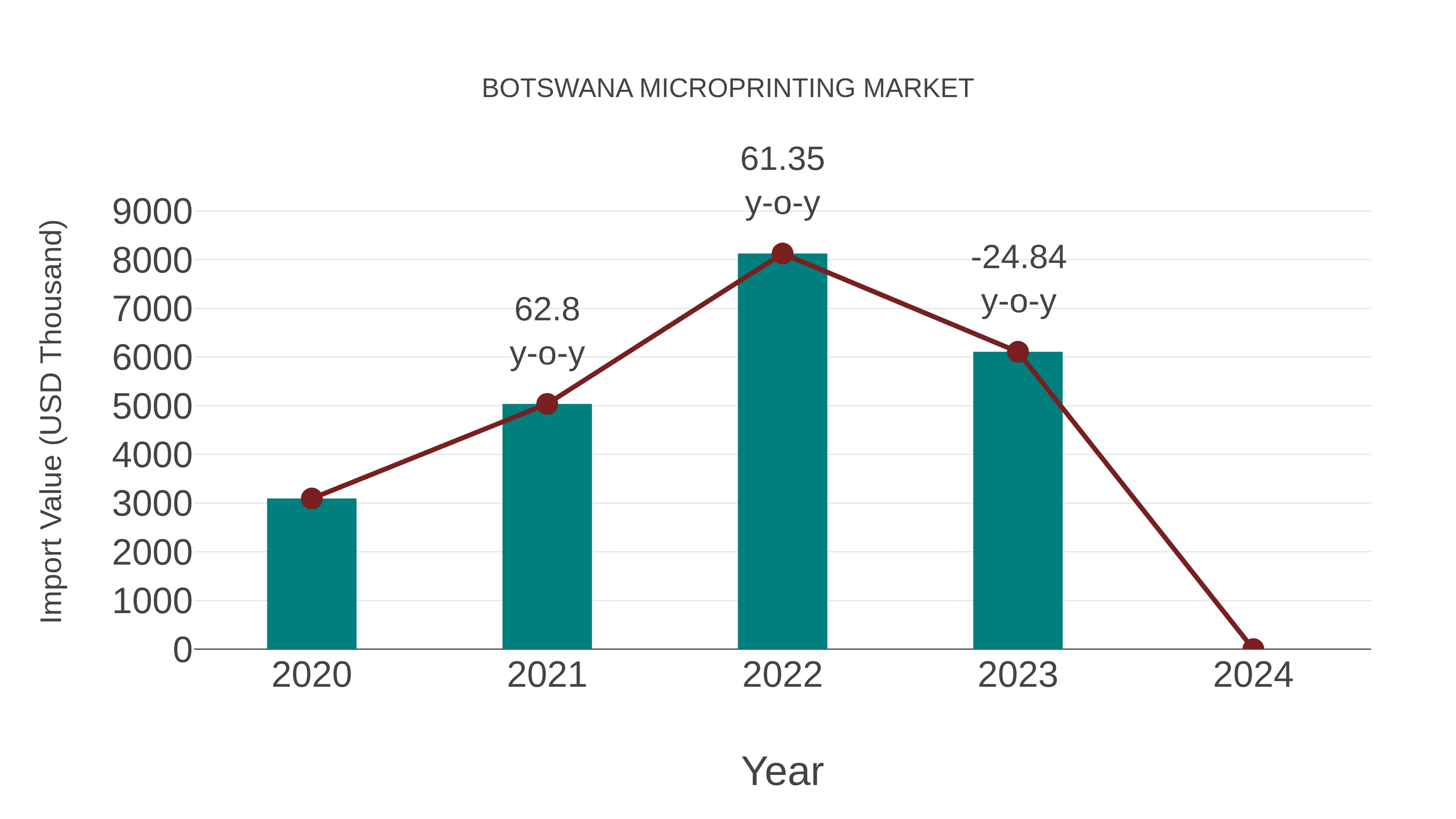  Botswana Microprinting Market: Import Trend Analysis