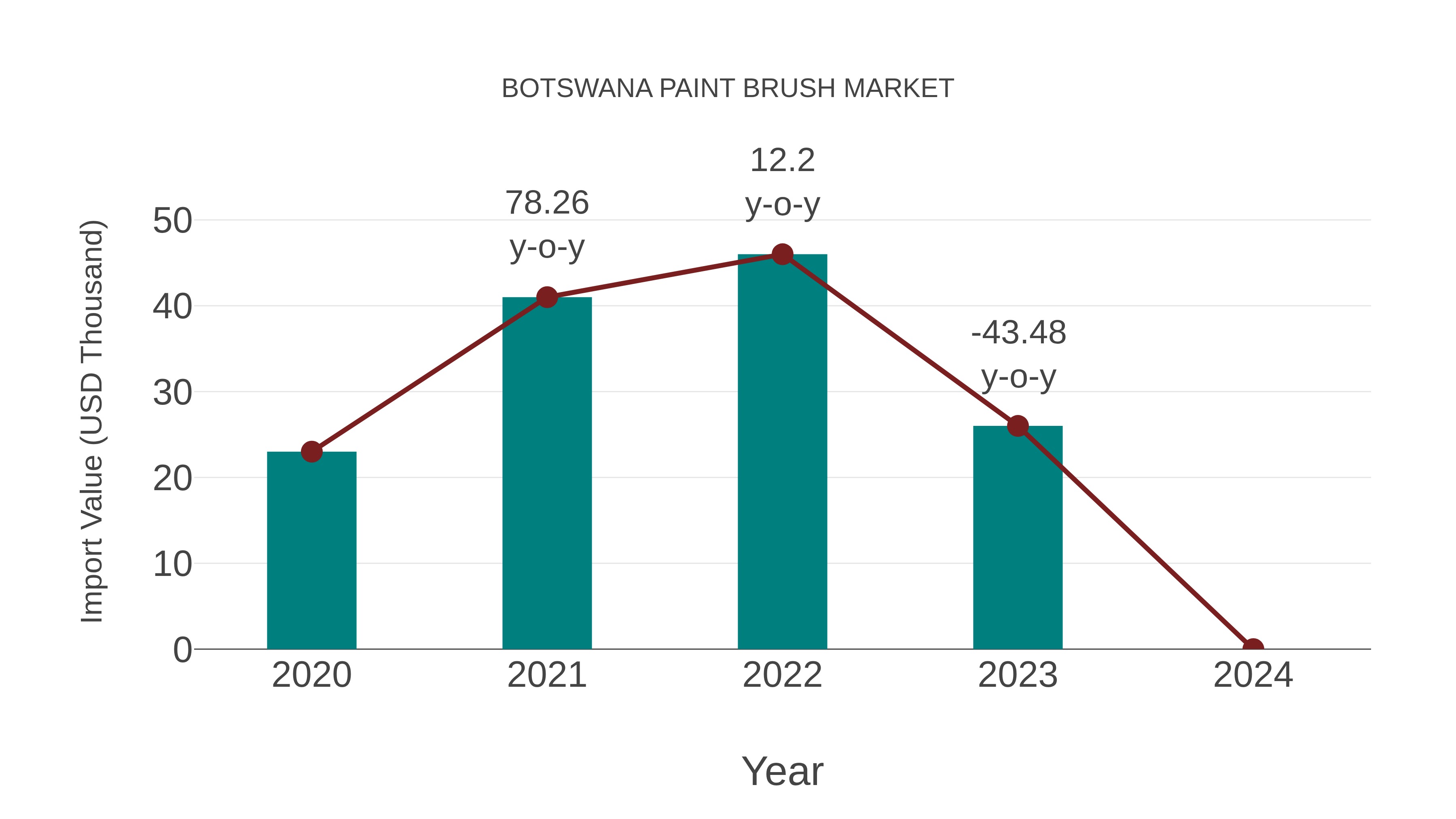  Botswana Paint Brush Market: Import Trend Analysis
