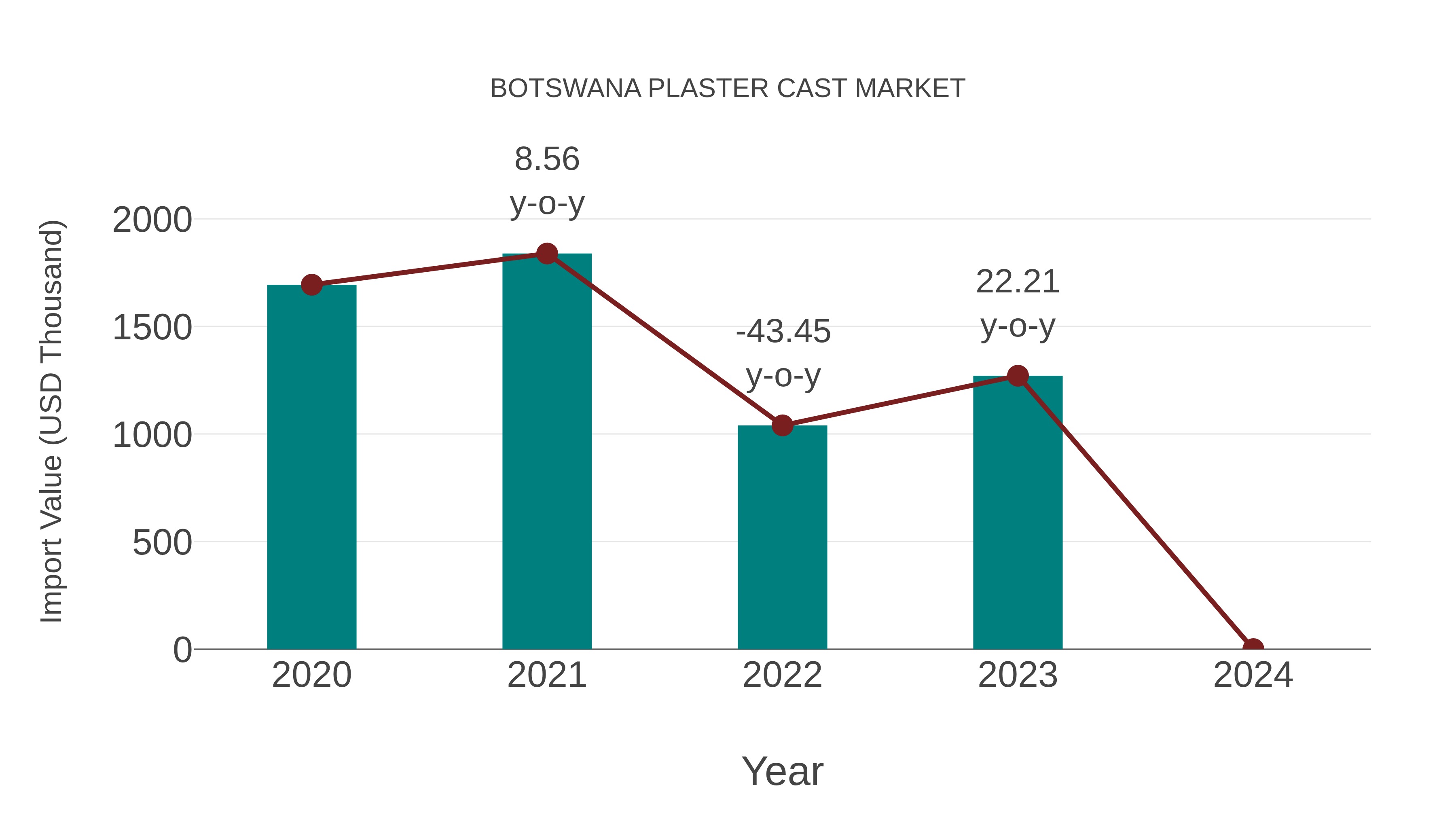 Botswana Plaster Cast Market: Import Trend Analysis