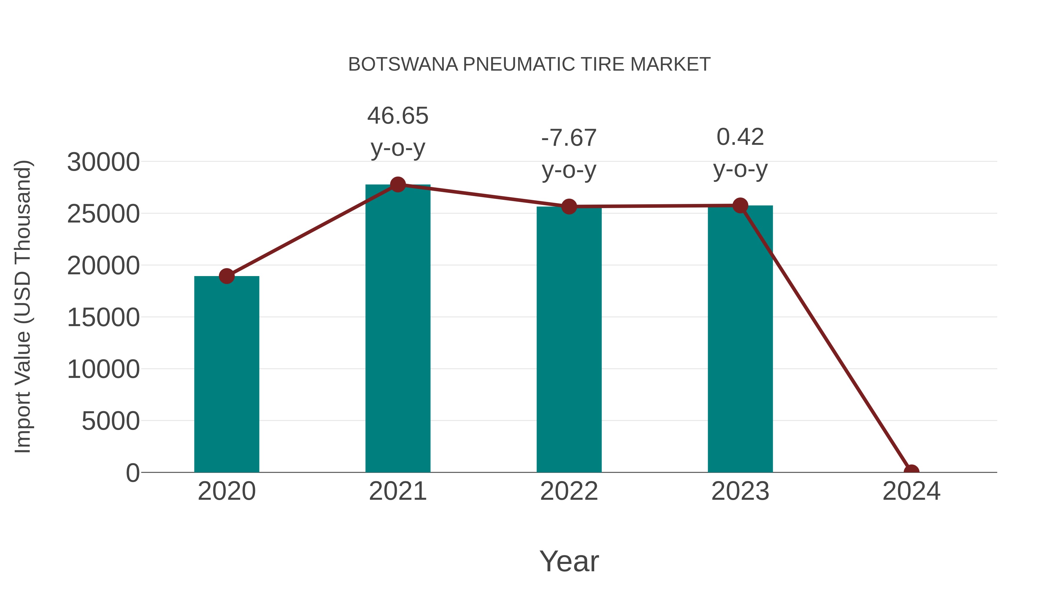 Botswana Pneumatic Tire Market: Import Trend Analysis