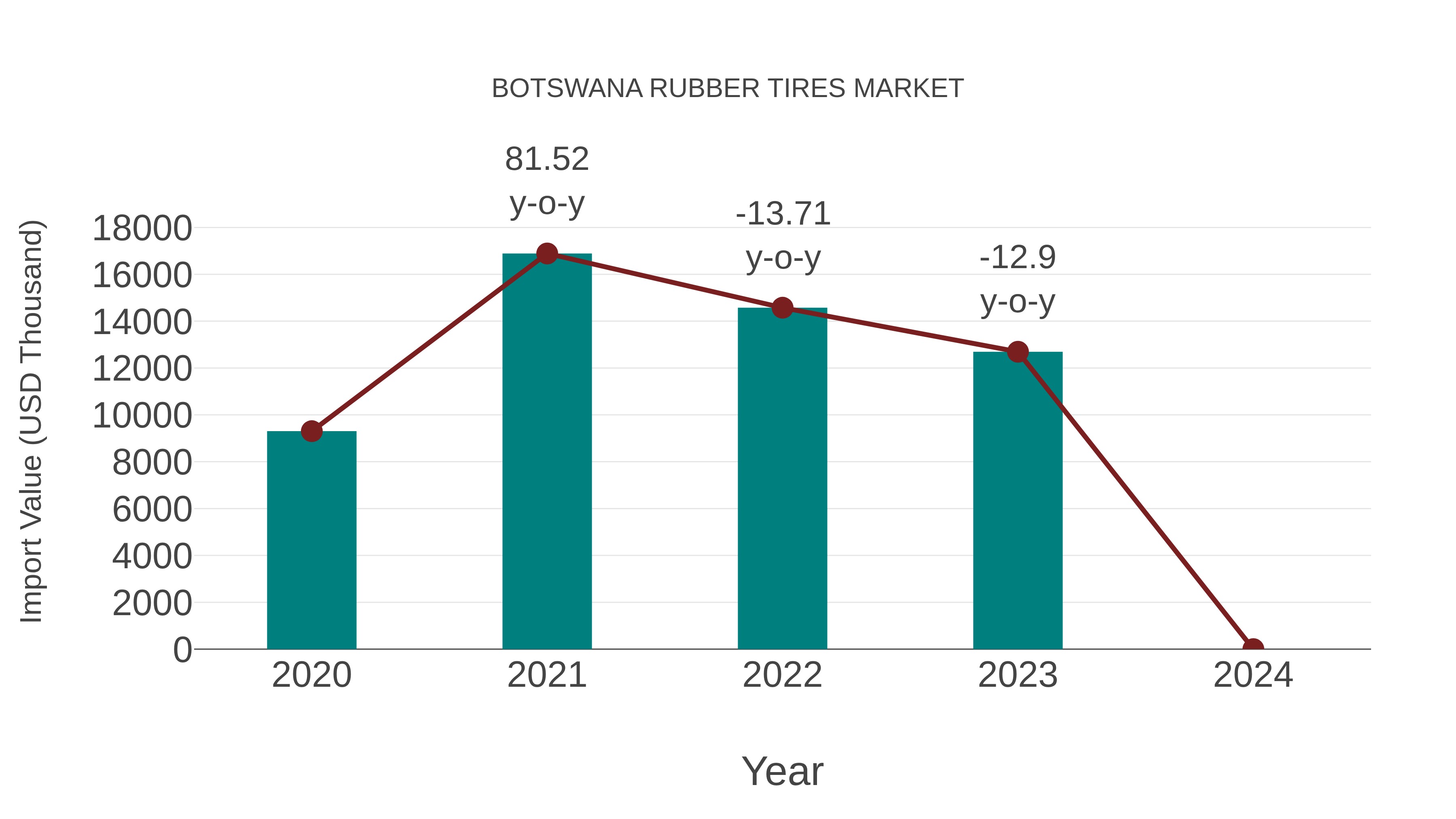  Botswana Rubber Tires Market: Import Trend Analysis
