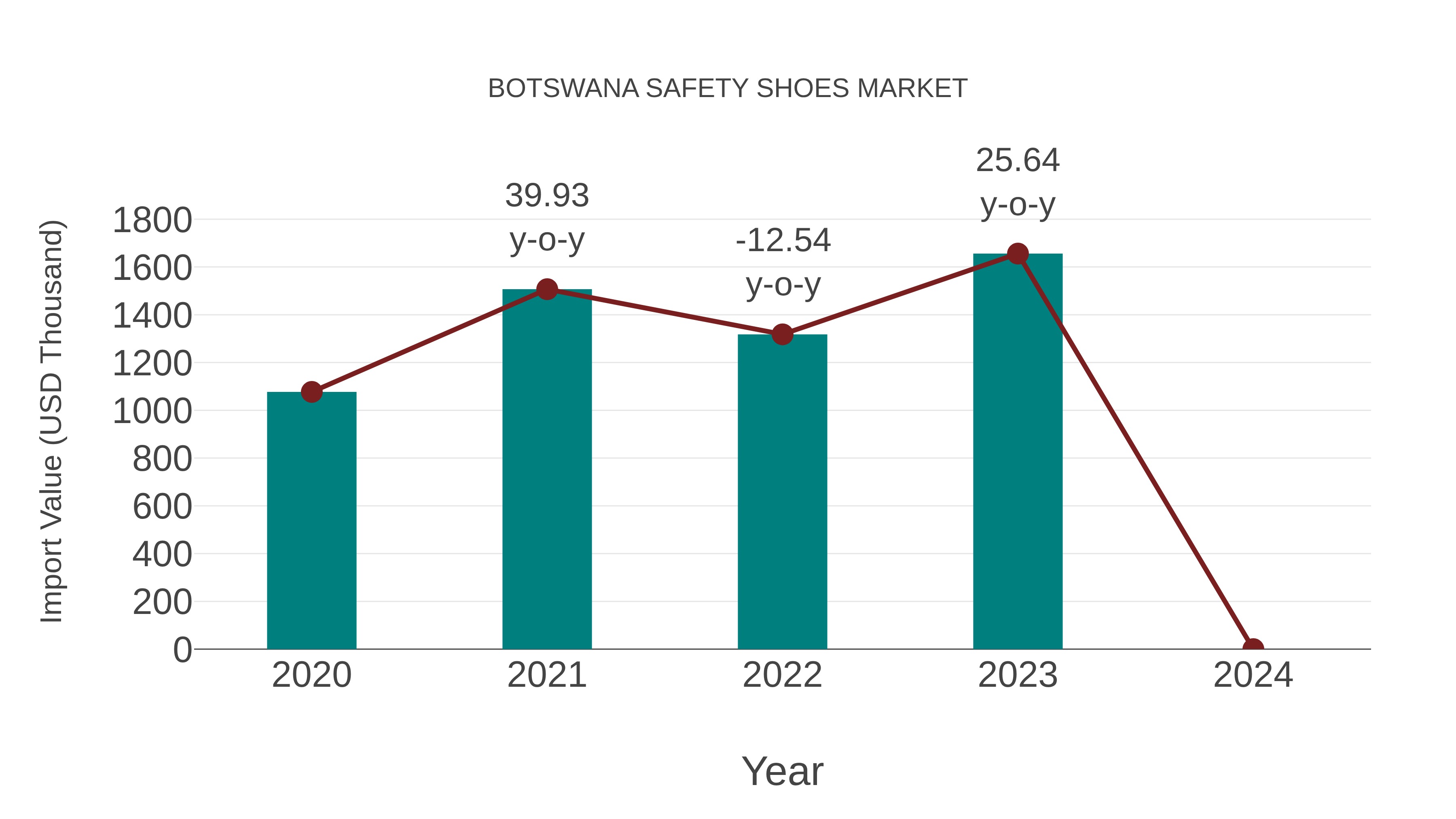 Botswana Safety Shoes Market: Import Trend Analysis