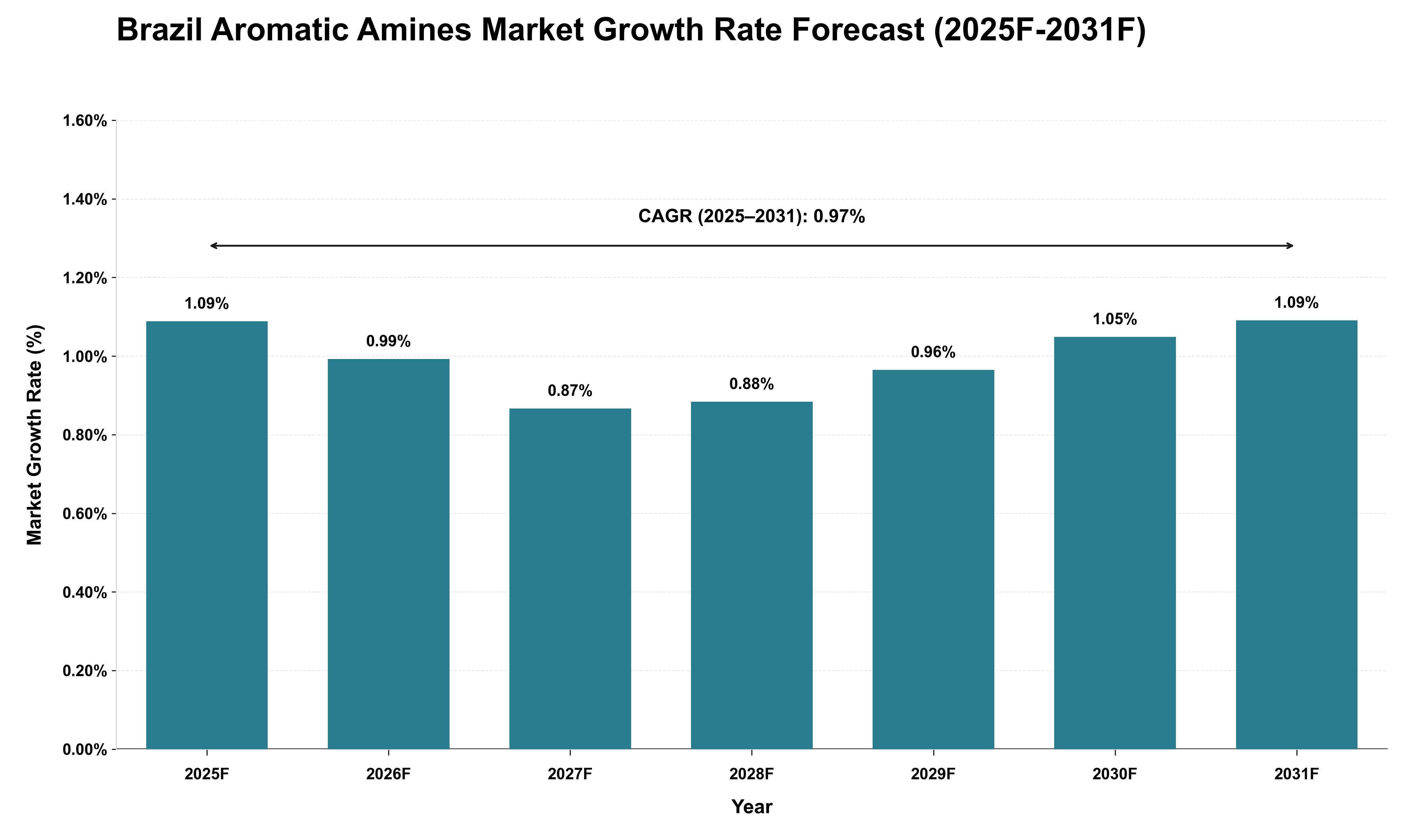 Brazil Aromatic Amines Market Growth Rate Analysis (2025 - 2031)