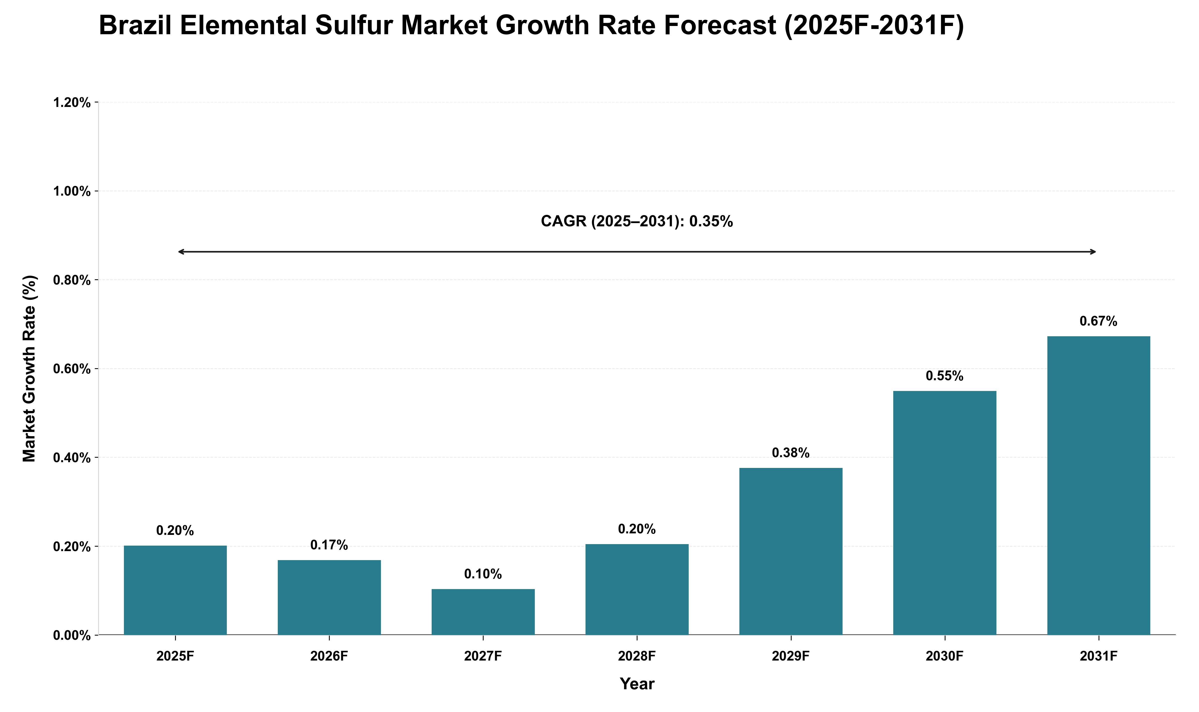 Brazil Elemental Sulfur Market Growth Rate Analysis (2025 - 2031)