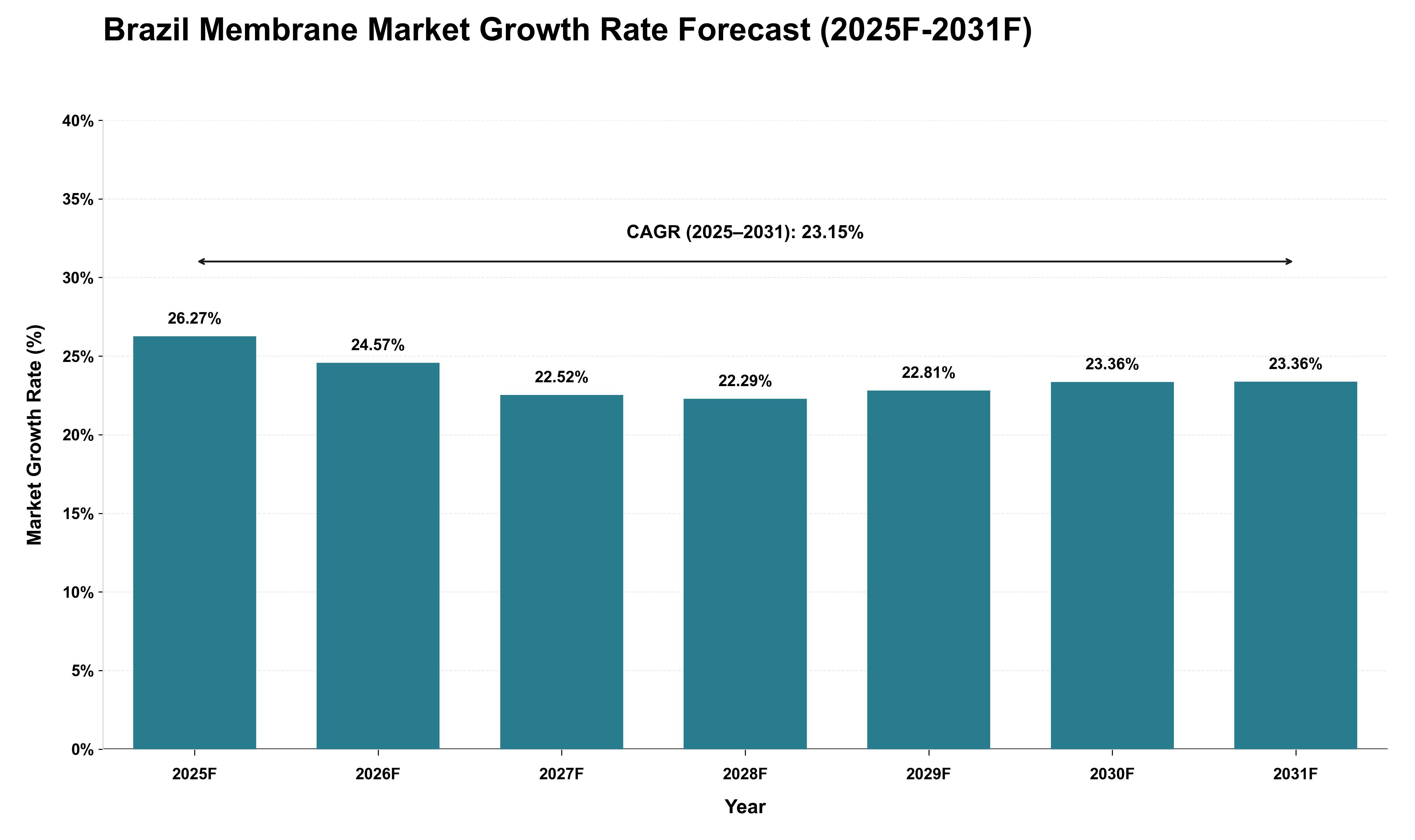 Brazil Membrane Market Growth Rate Analysis (2025 - 2031)