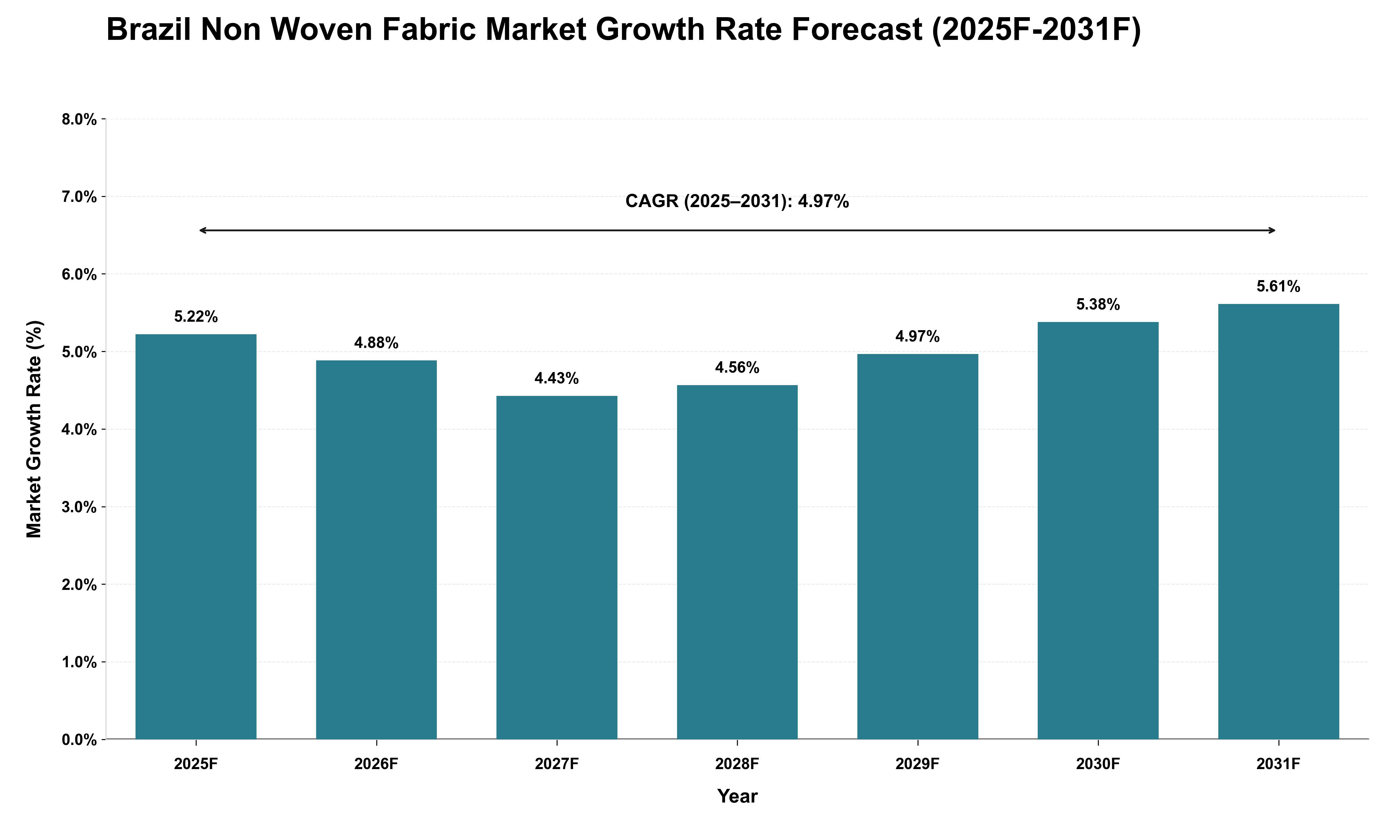 Brazil Non Woven Fabric Market Growth Rate Analysis (2025 - 2031)
