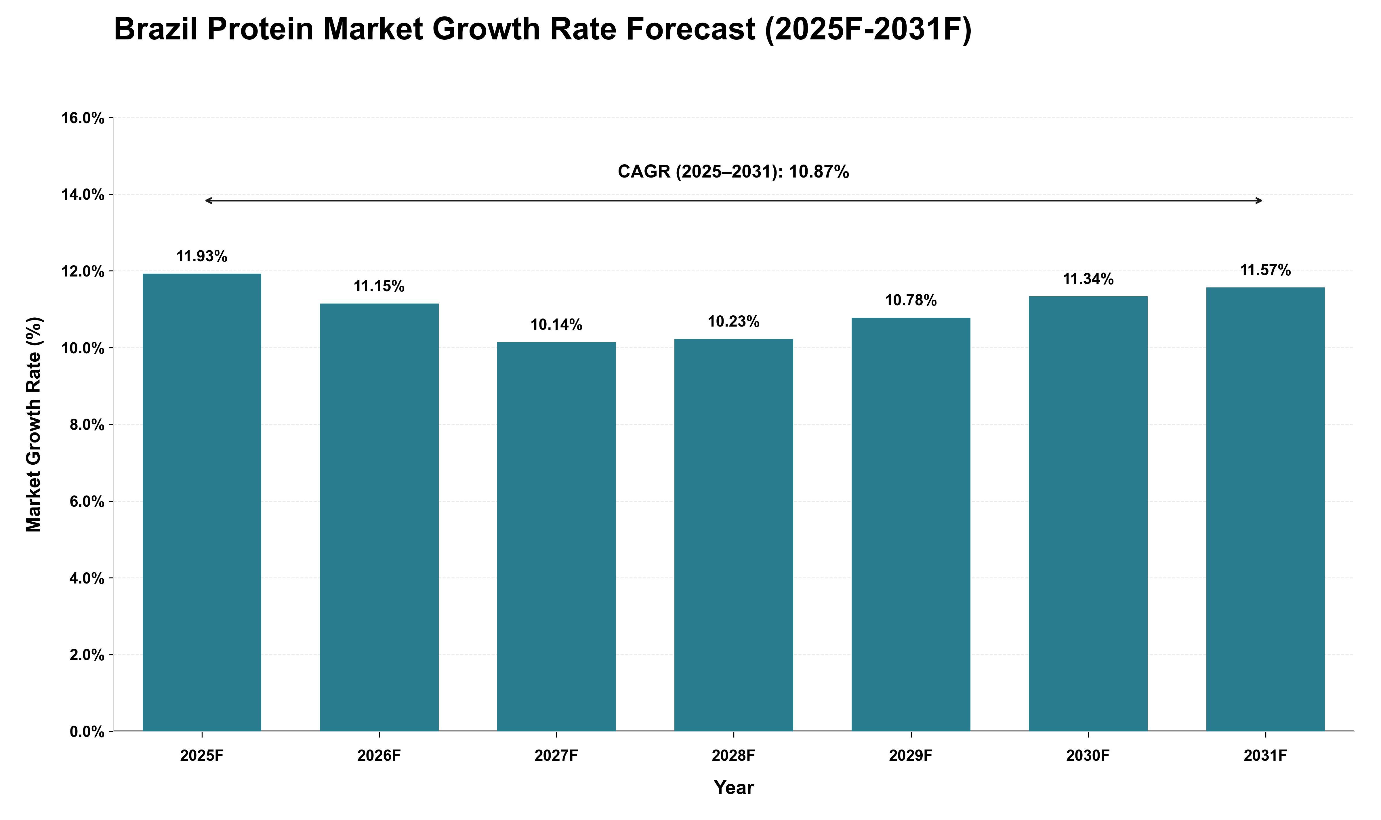 Brazil Protein Market Growth Rate Analysis (2025 - 2031)