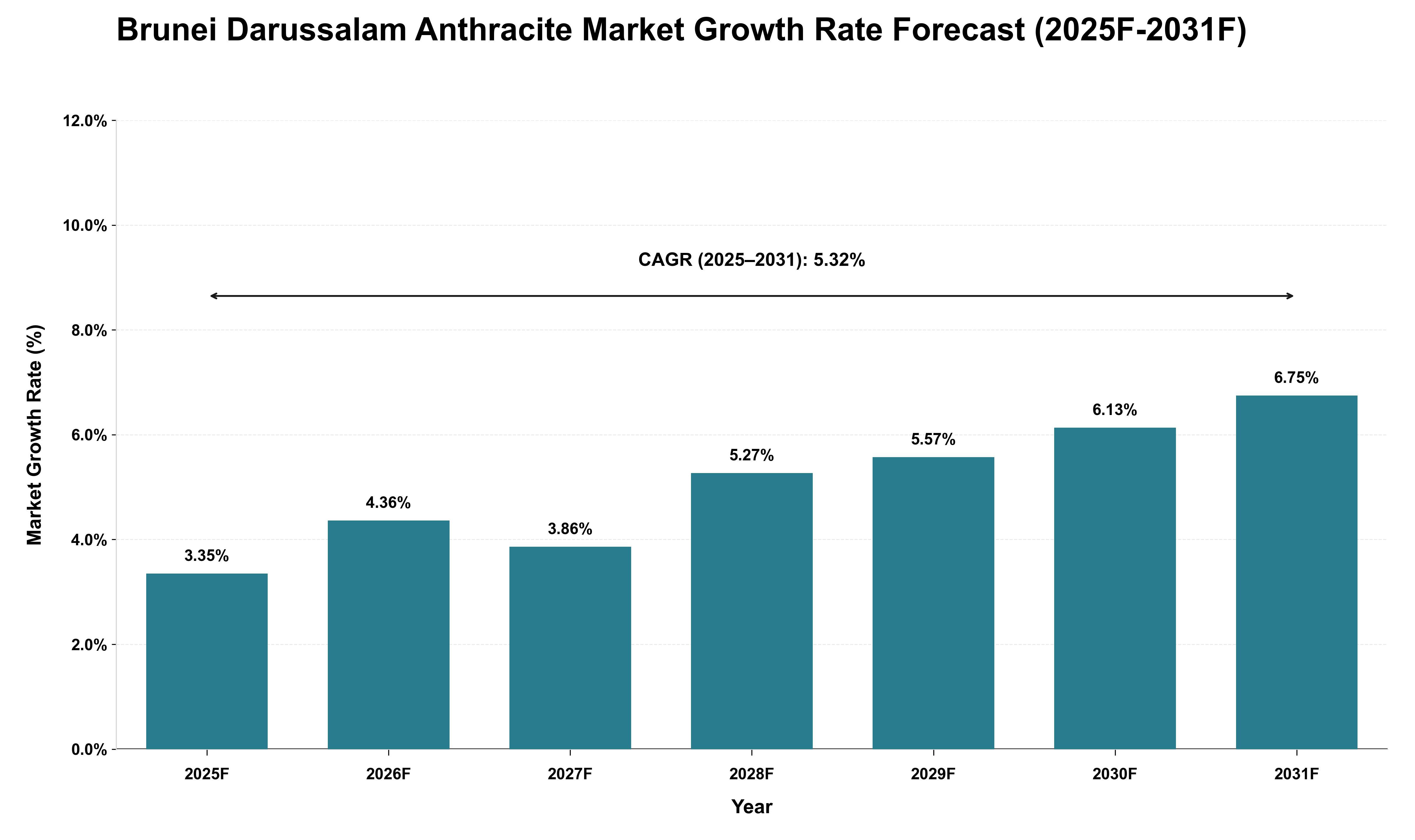 Brunei Darussalam Anthracite Market Growth Rate Analysis (2025 - 2031)