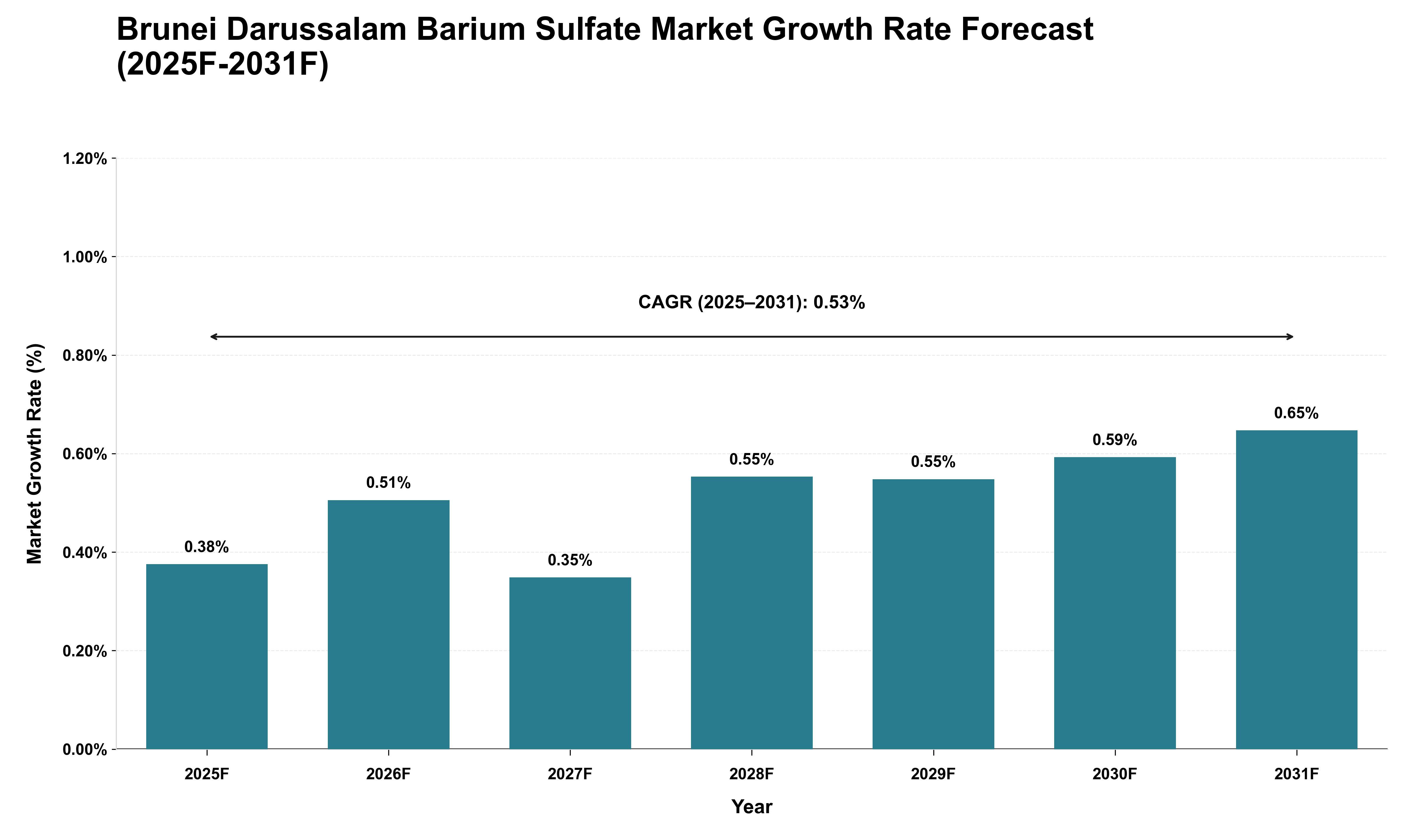 Brunei Darussalam Barium Sulfate Market Growth Rate Analysis (2025 - 2031)
