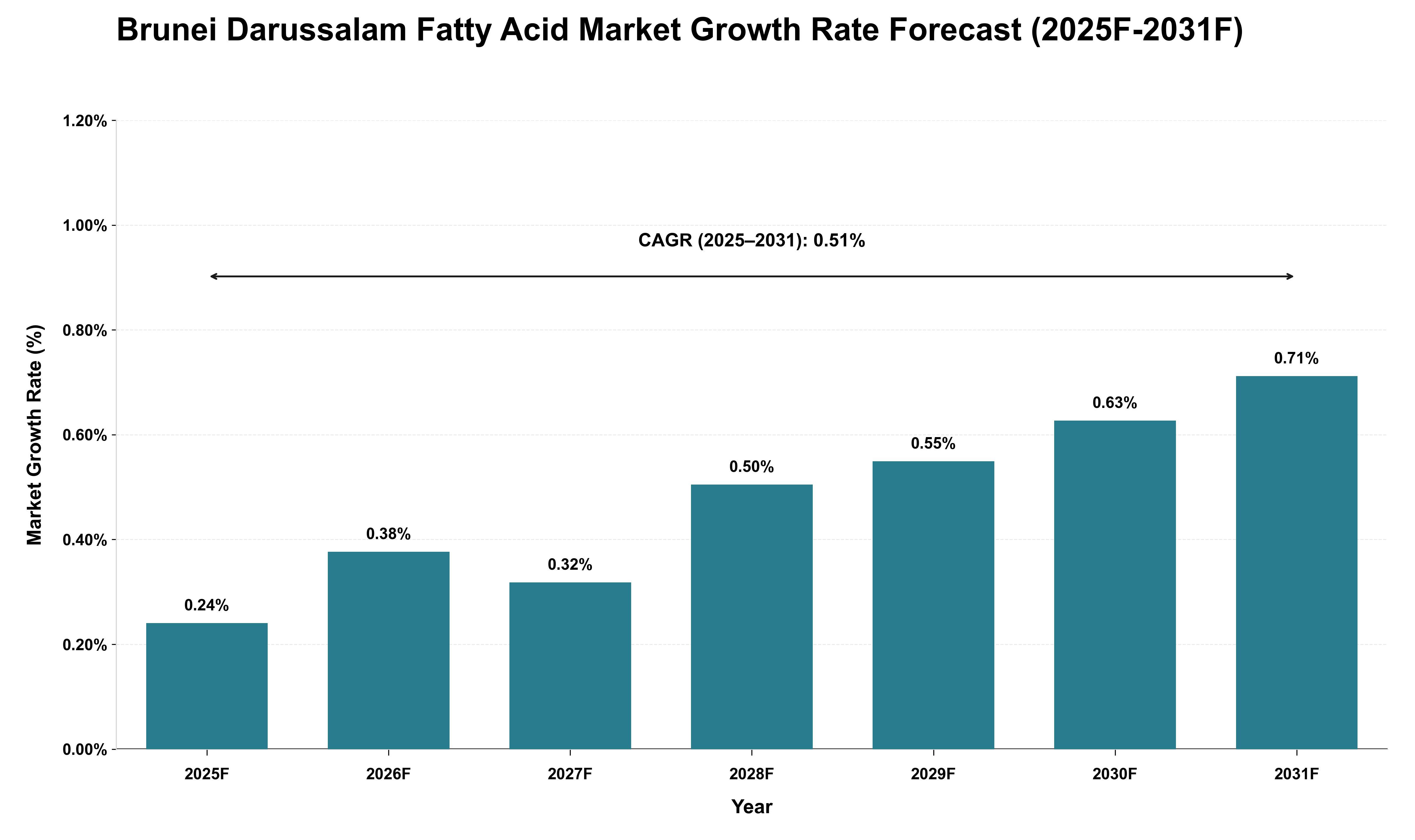 Brunei Darussalam Fatty Acid Market Growth Rate Analysis (2025 - 2031)