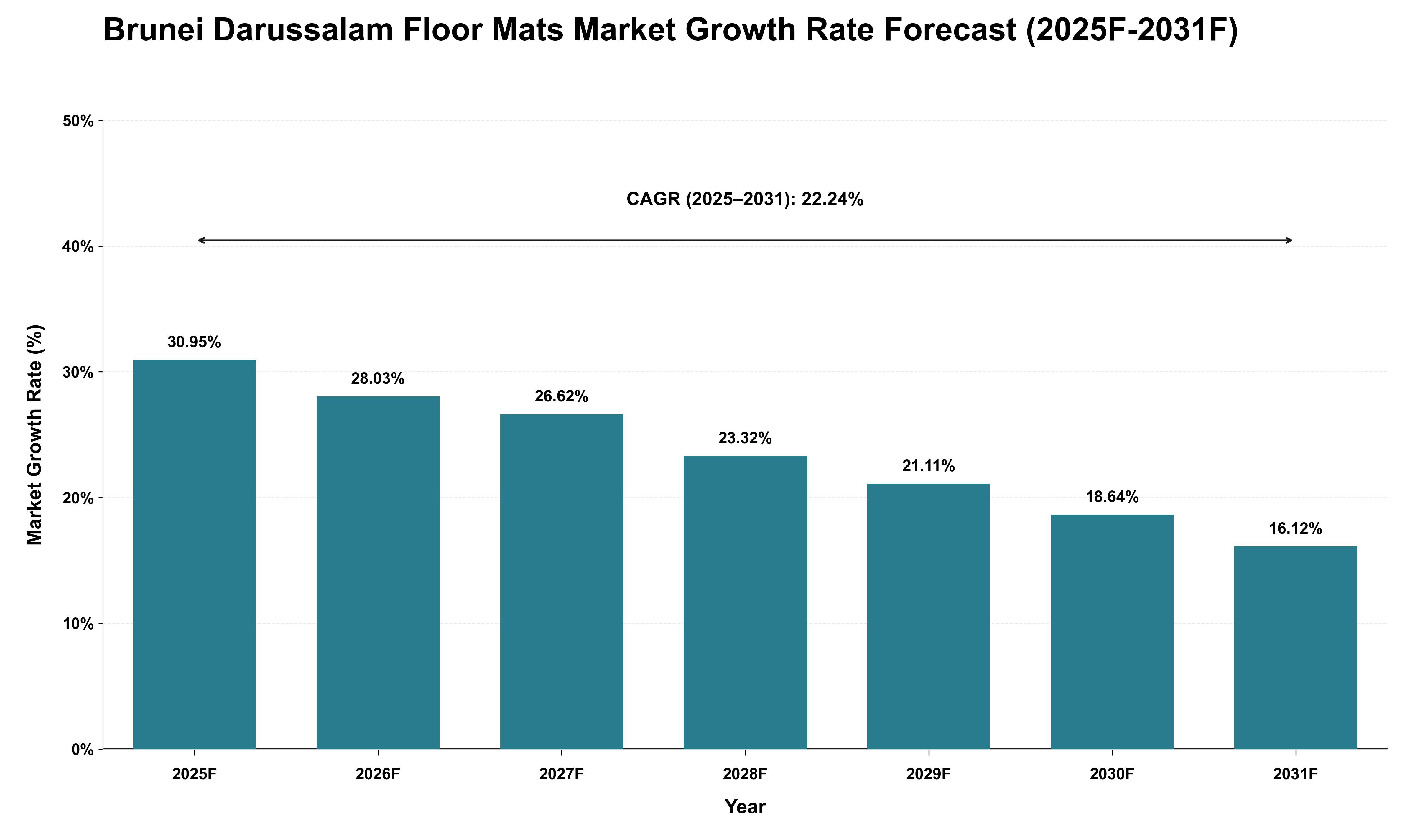 Brunei Darussalam Floor Mats Market Growth Rate Analysis (2025 - 2031)