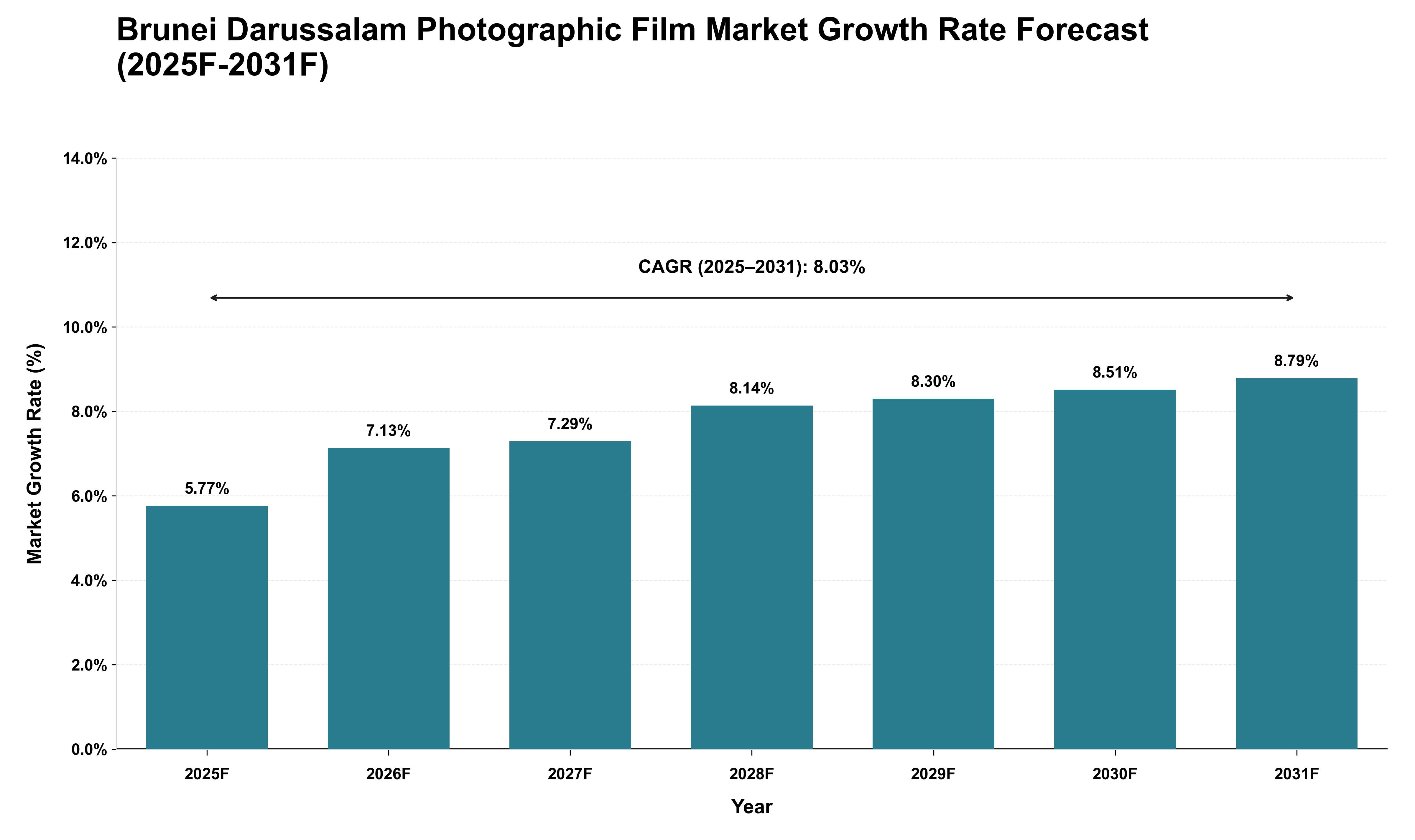 Brunei Darussalam Photographic Film Market Growth Rate Analysis (2025 - 2031)