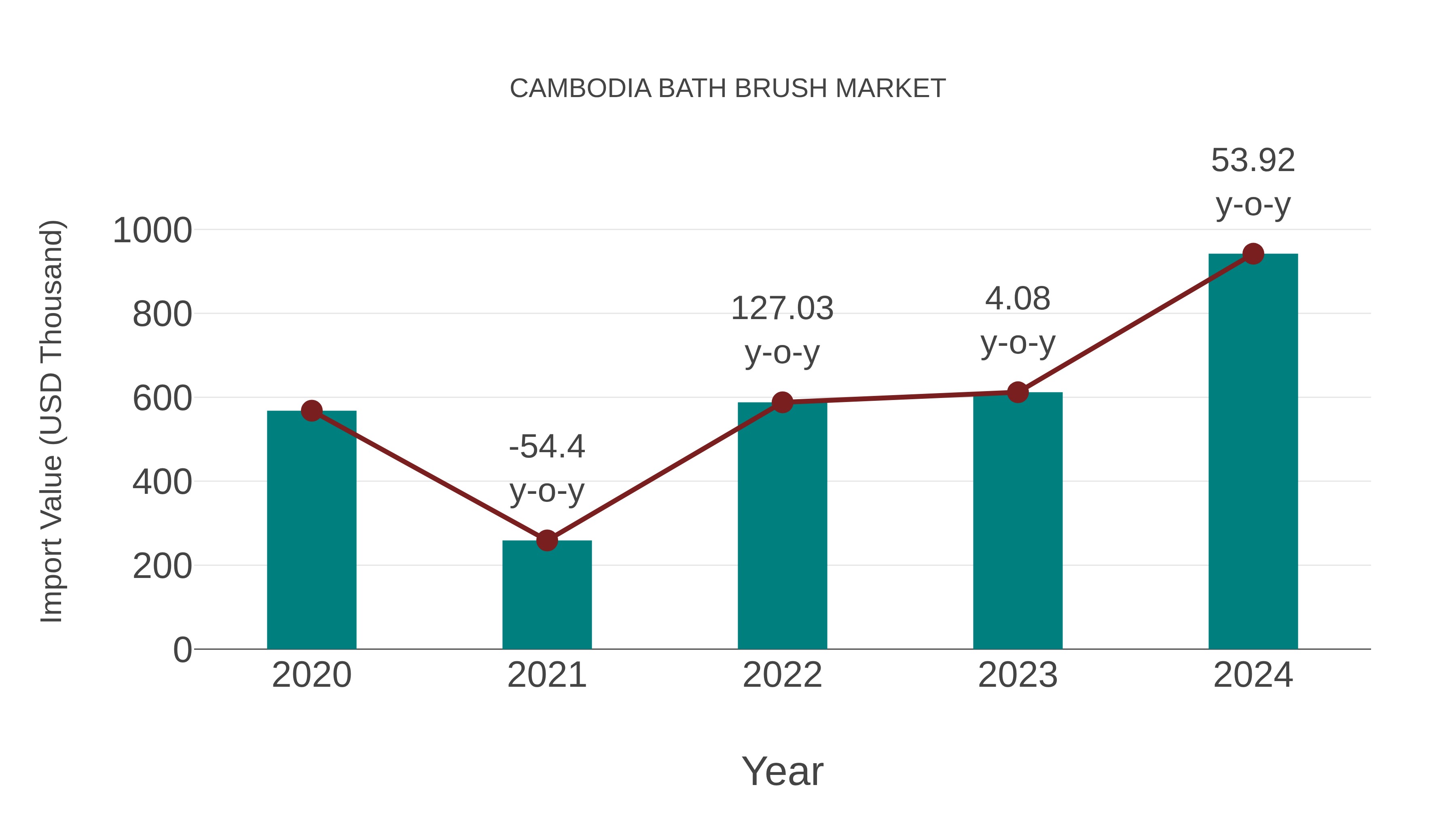  Cambodia Bath Brush Market: Import Trend Analysis
