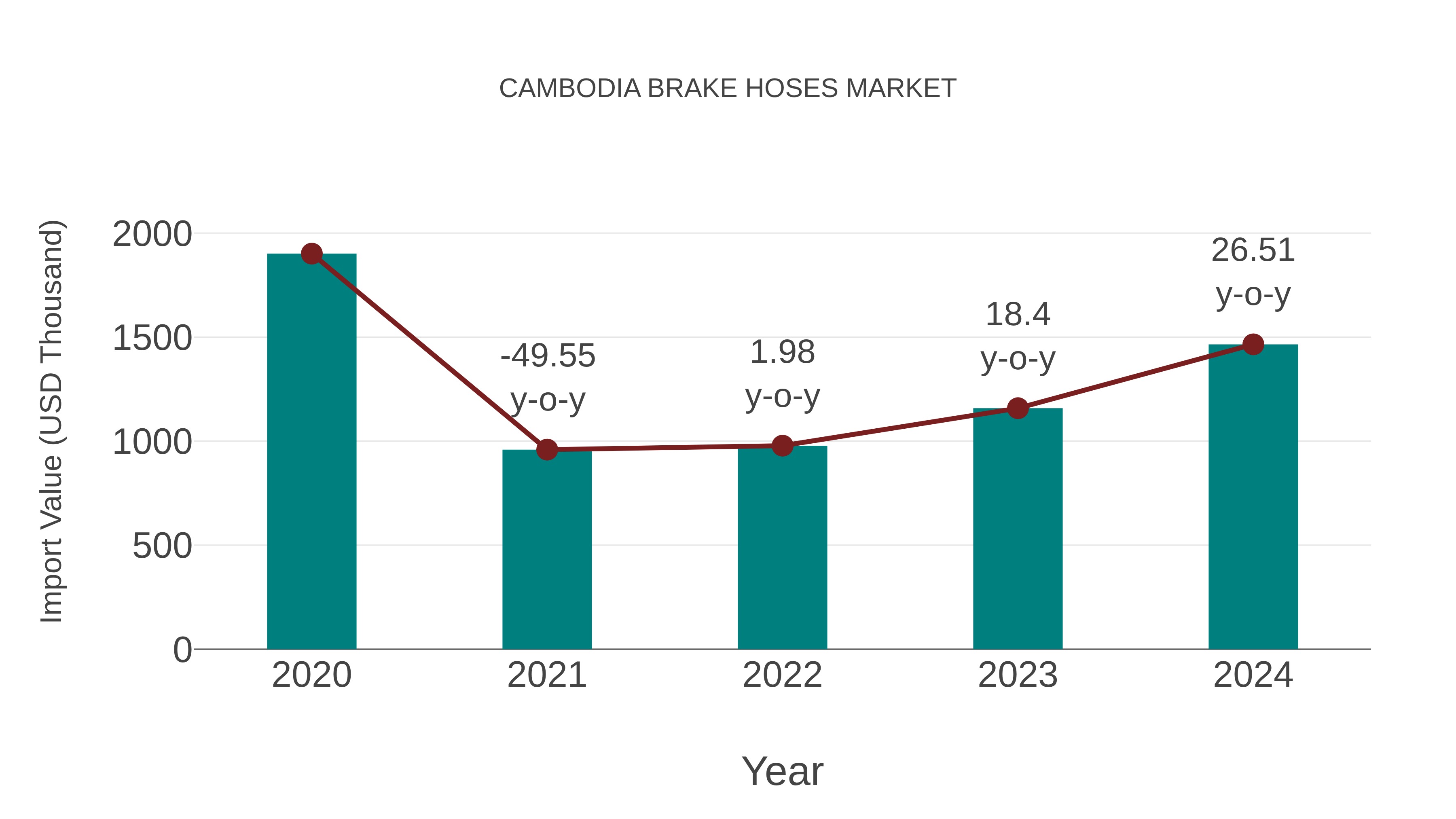  Cambodia Brake Hoses Market: Import Trend Analysis