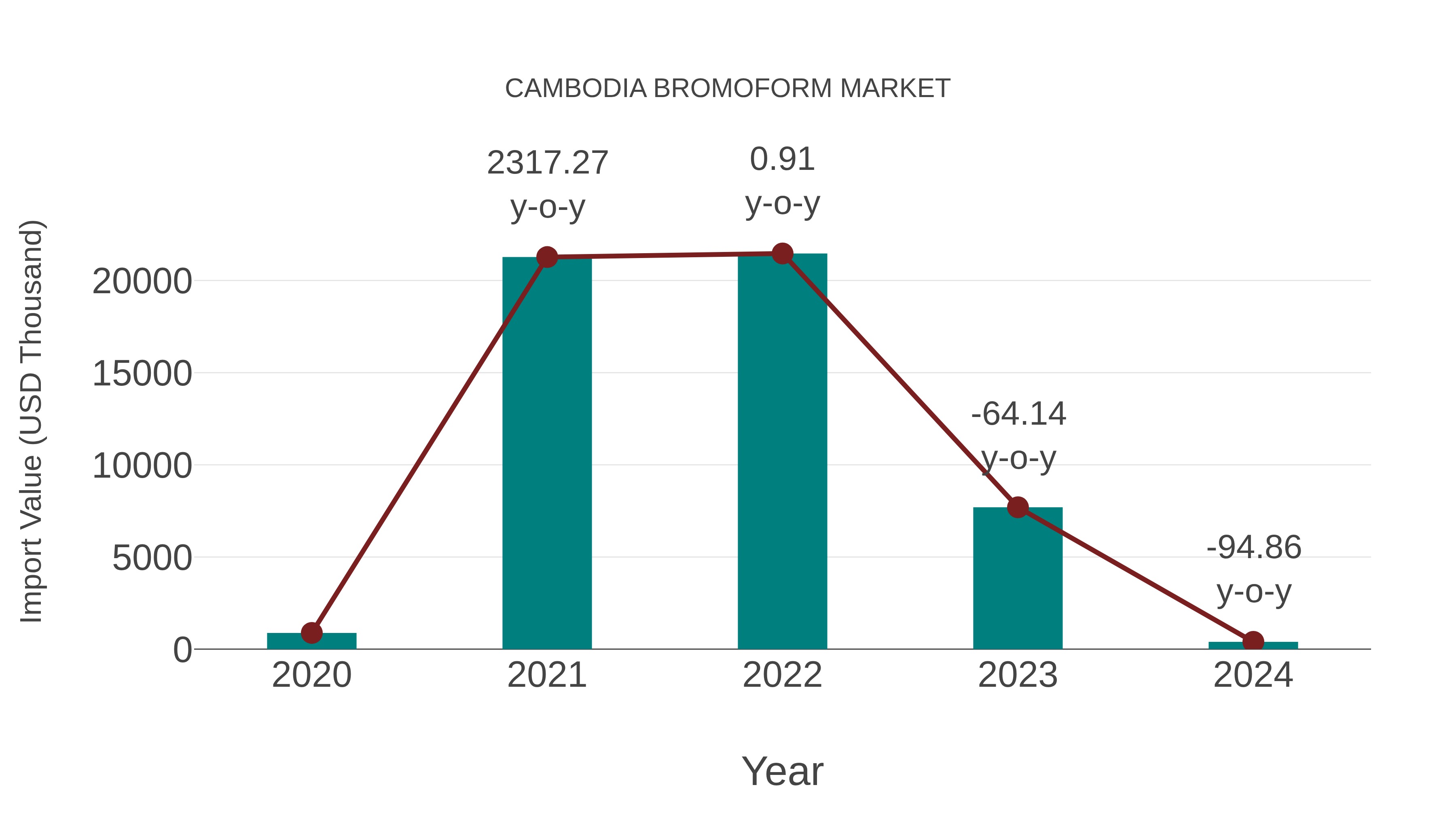  Cambodia Bromoform Market: Import Trend Analysis