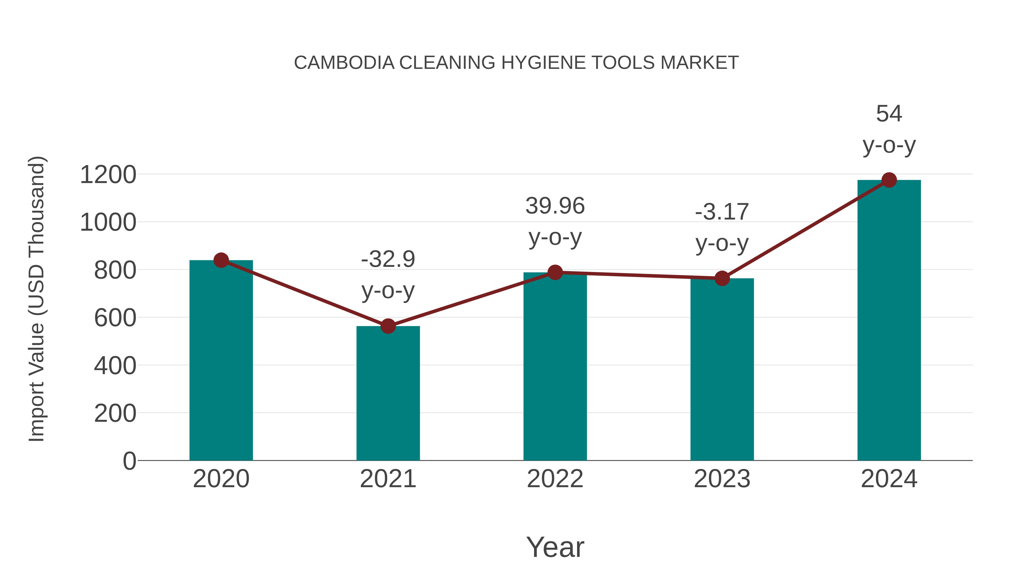  Cambodia Cleaning Hygiene Tools Market: Import Trend Analysis