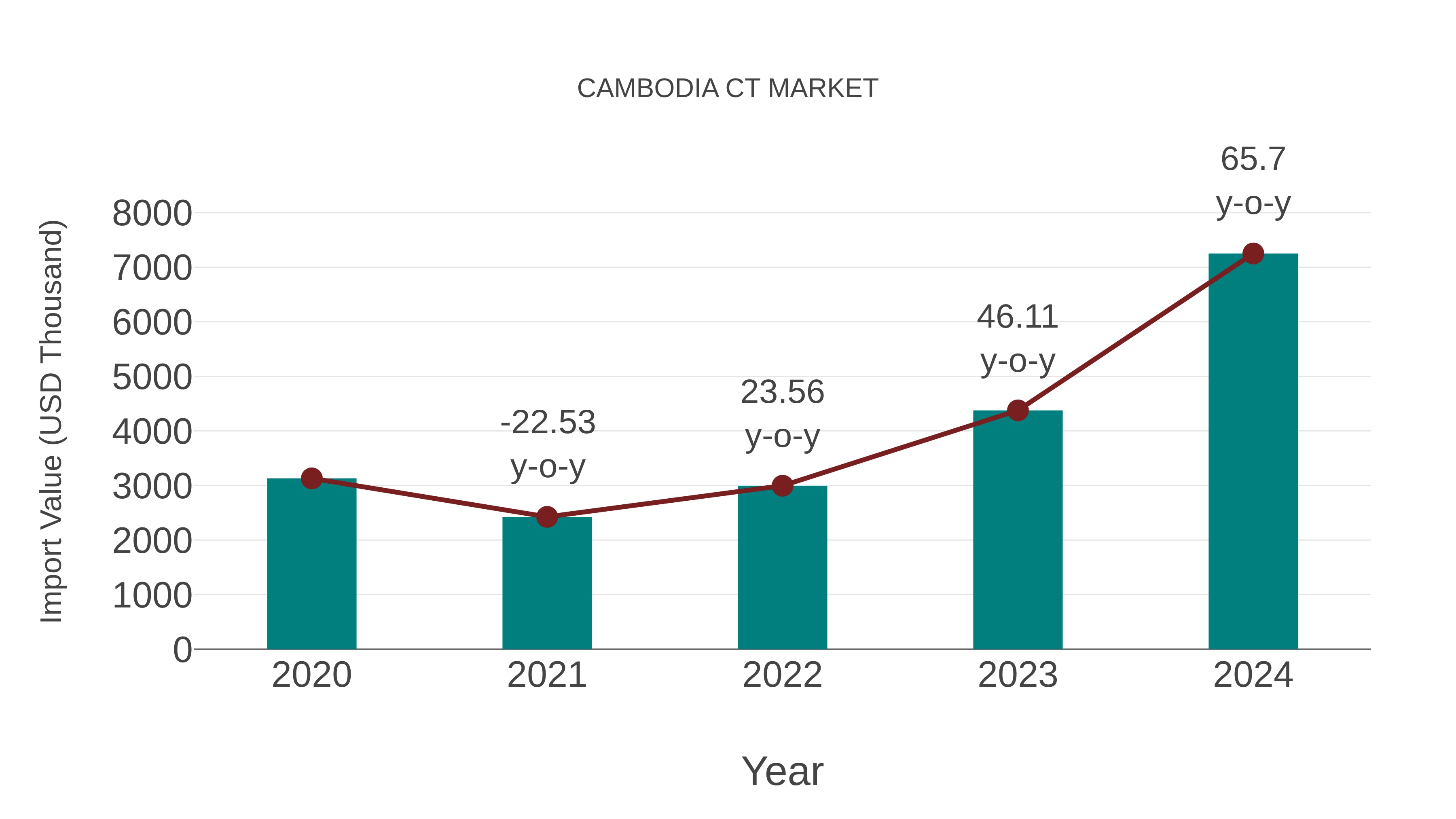  Cambodia Ct Market: Import Trend Analysis