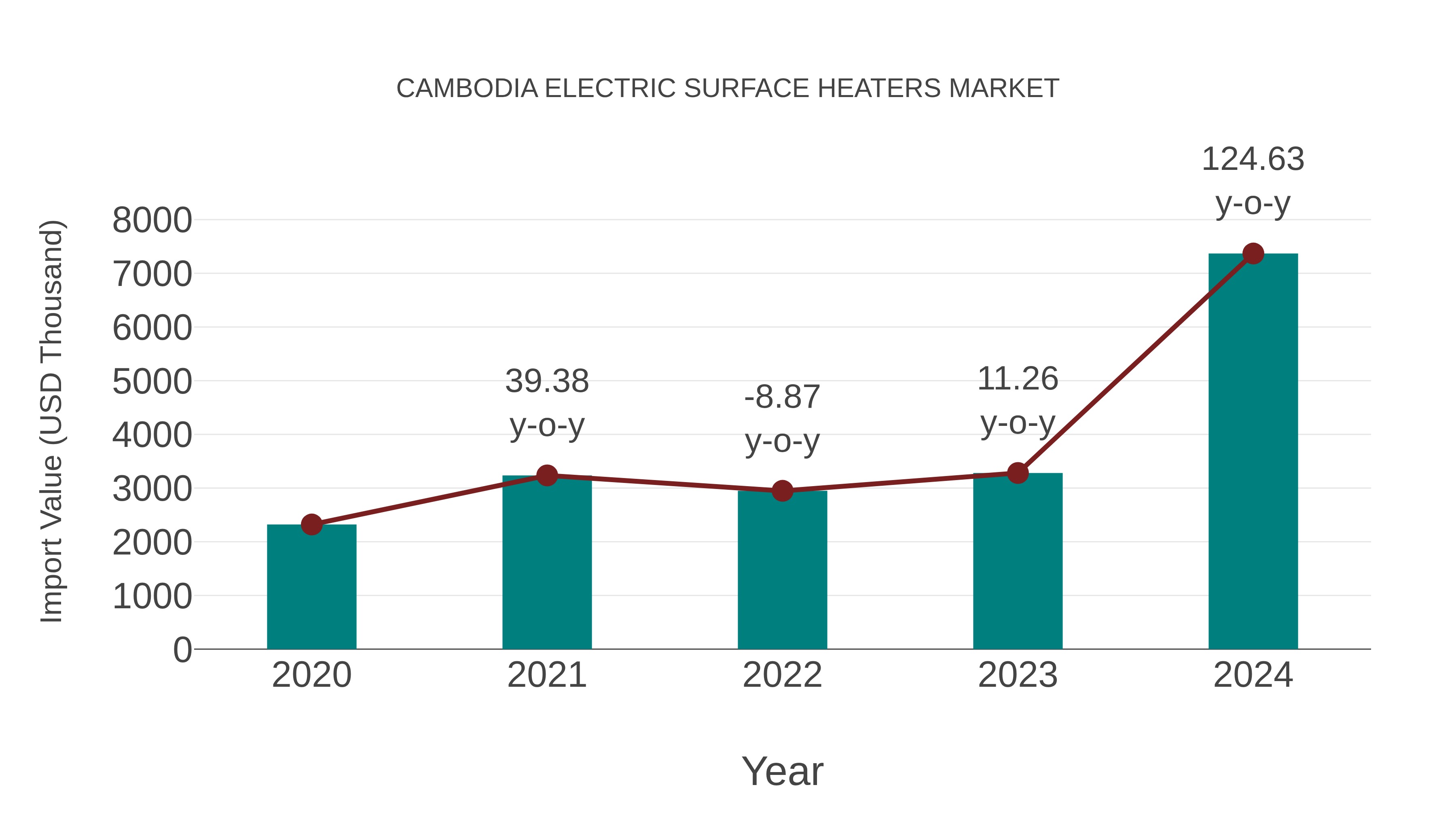  Cambodia Electric Surface Heaters Market: Import Trend Analysis
