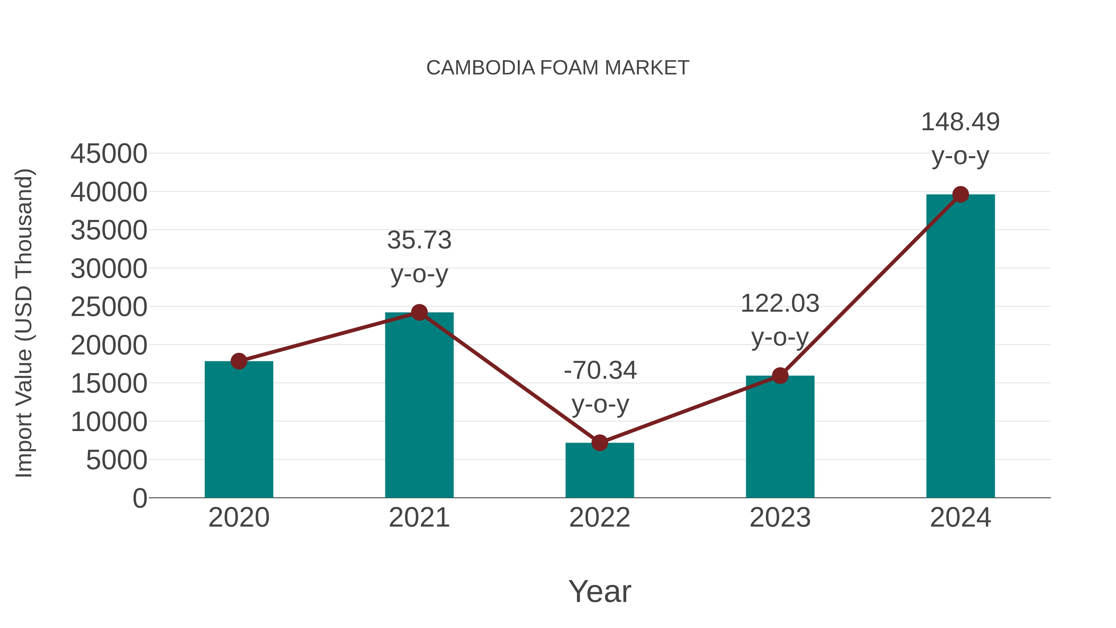  Cambodia Foam Market: Import Trend Analysis