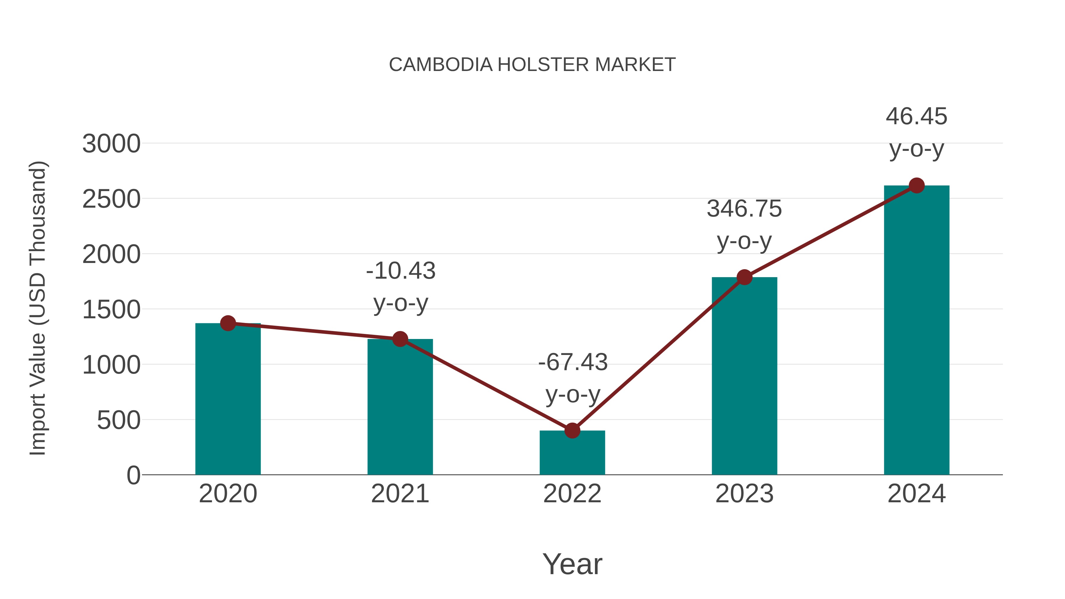 Cambodia Holster Market: Import Trend Analysis