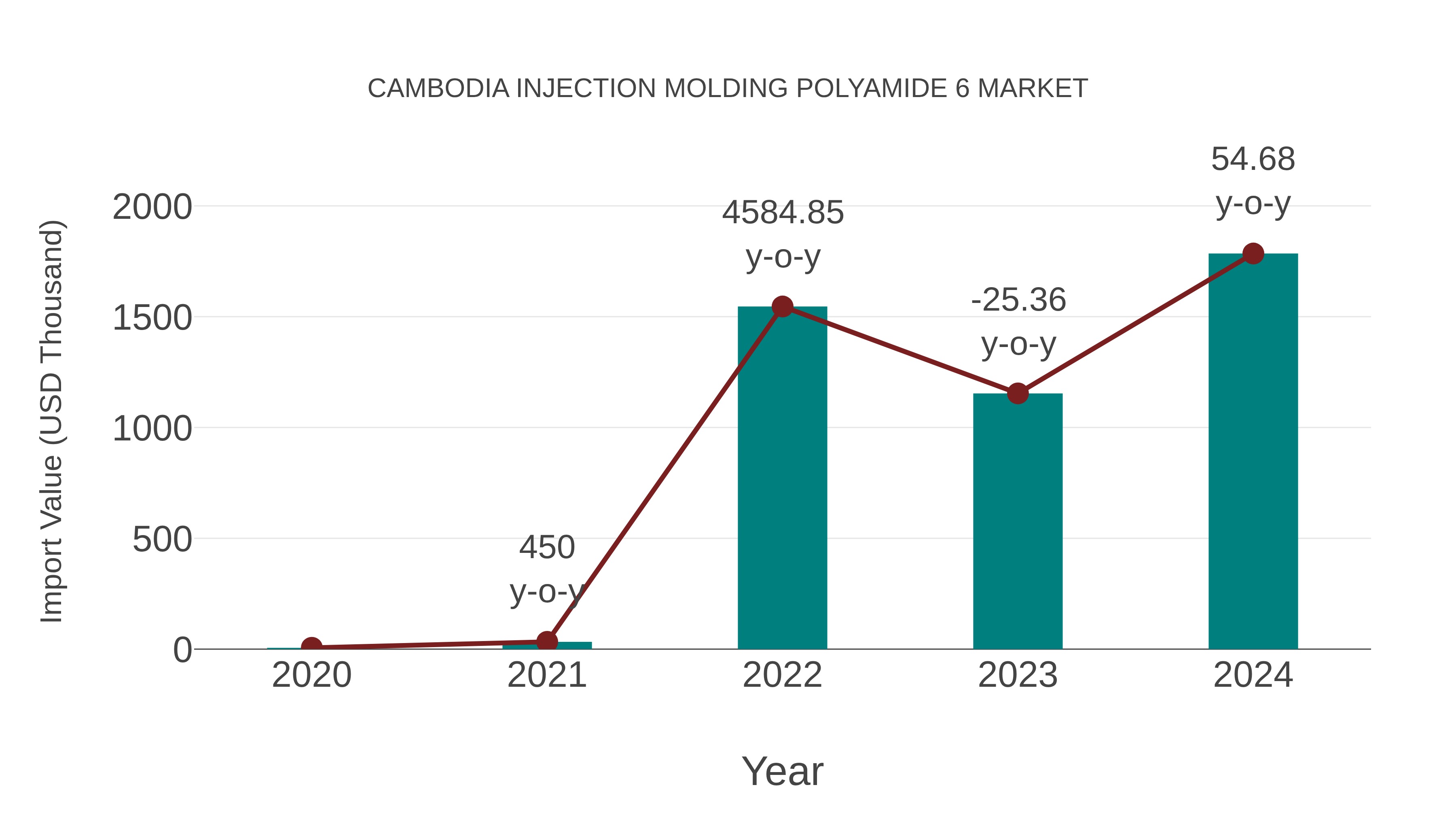  Cambodia Injection Molding Polyamide 6 Market: Import Trend Analysis