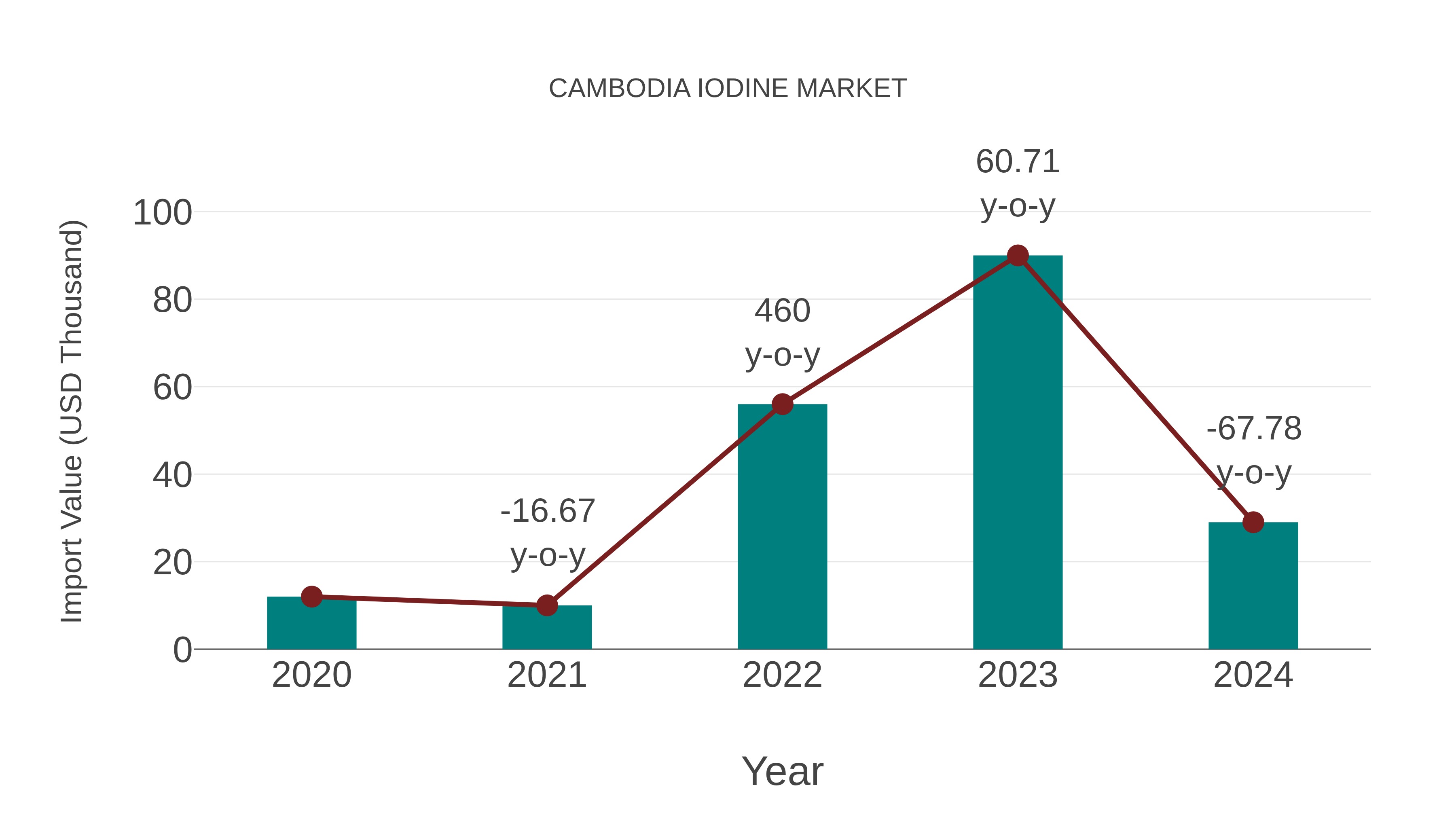  Cambodia Iodine Market: Import Trend Analysis