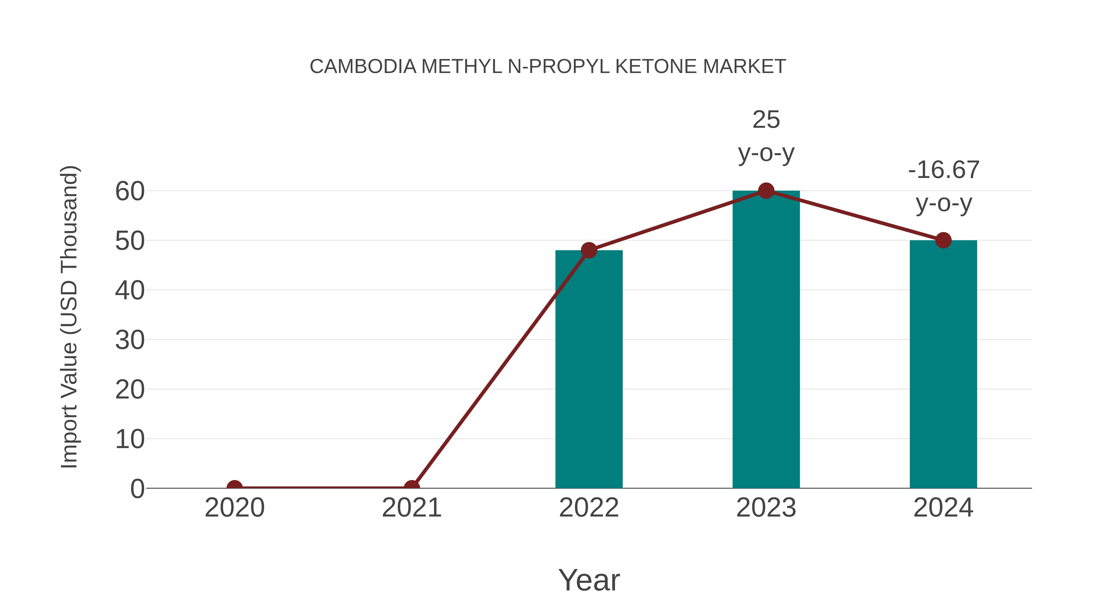Cambodia Methyl N-propyl Ketone Market: Import Trend Analysis